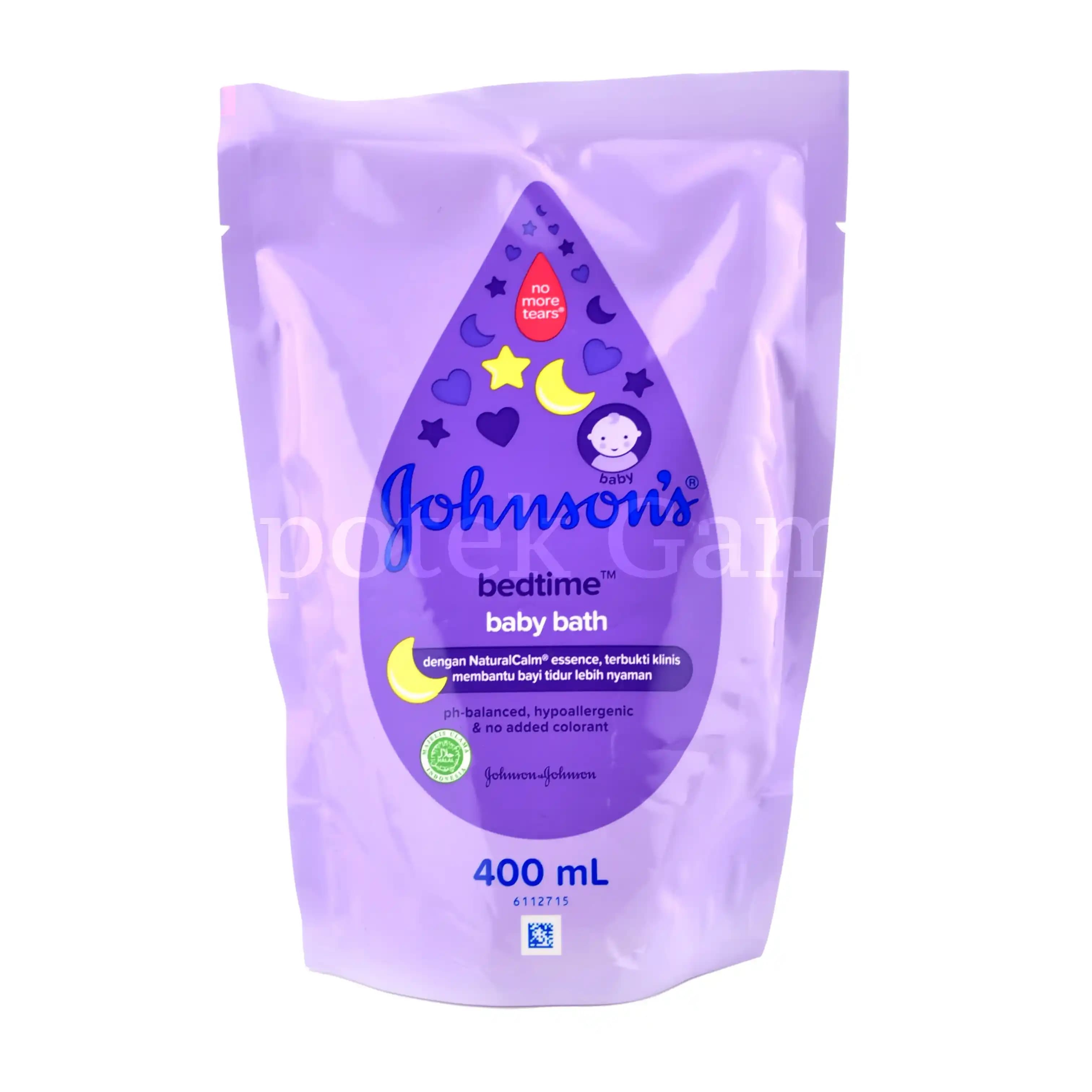 JOHNSONS BABY BEDTIME BATH REFILL 400 ML 2