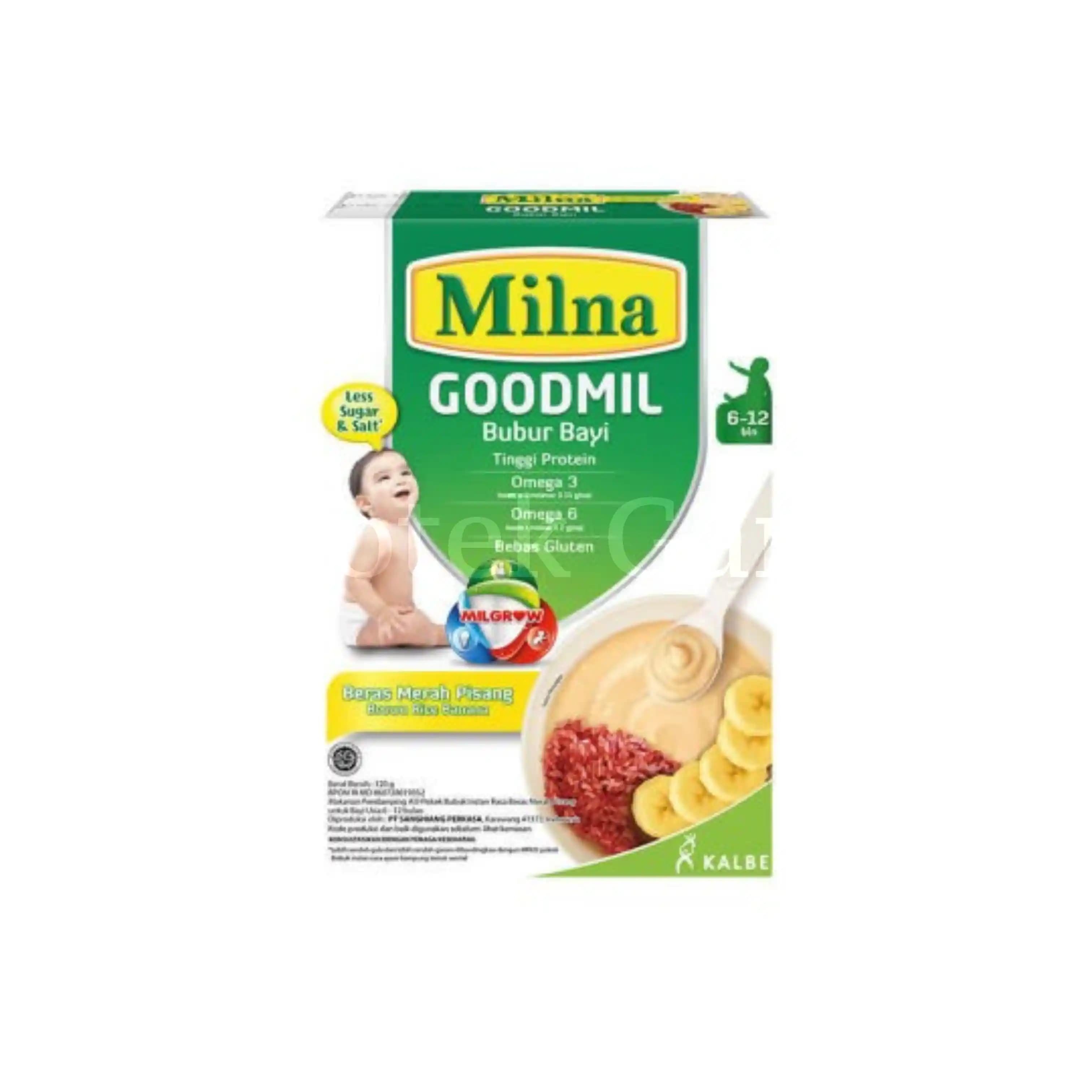 MILNA GOODMIL 6+ BERAS MERAH PISANG 120 GR