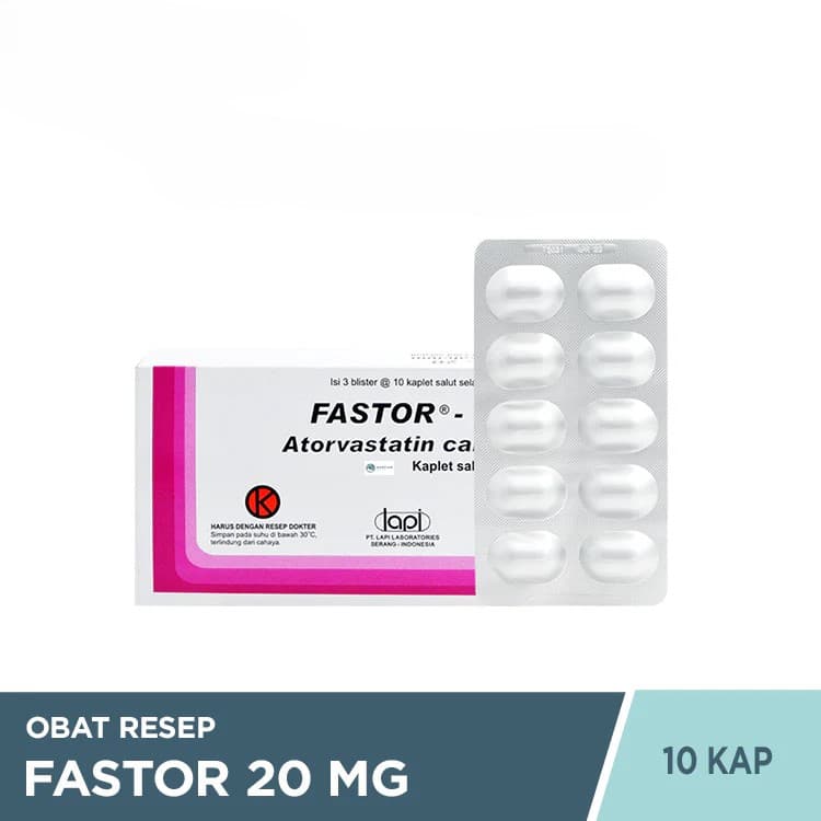 FASTOR 20 MG/30 KAP