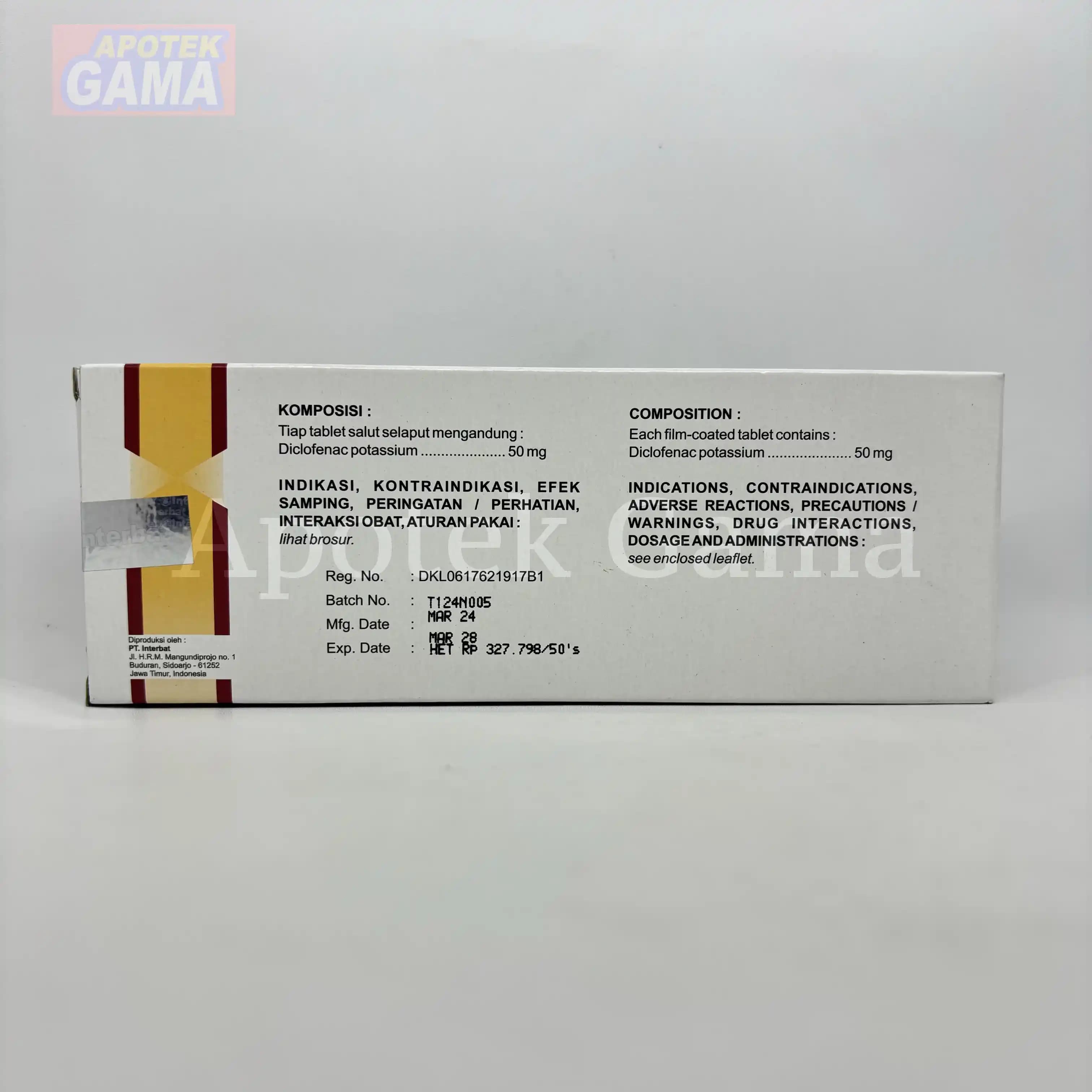 DIFLAM 50 MG 4