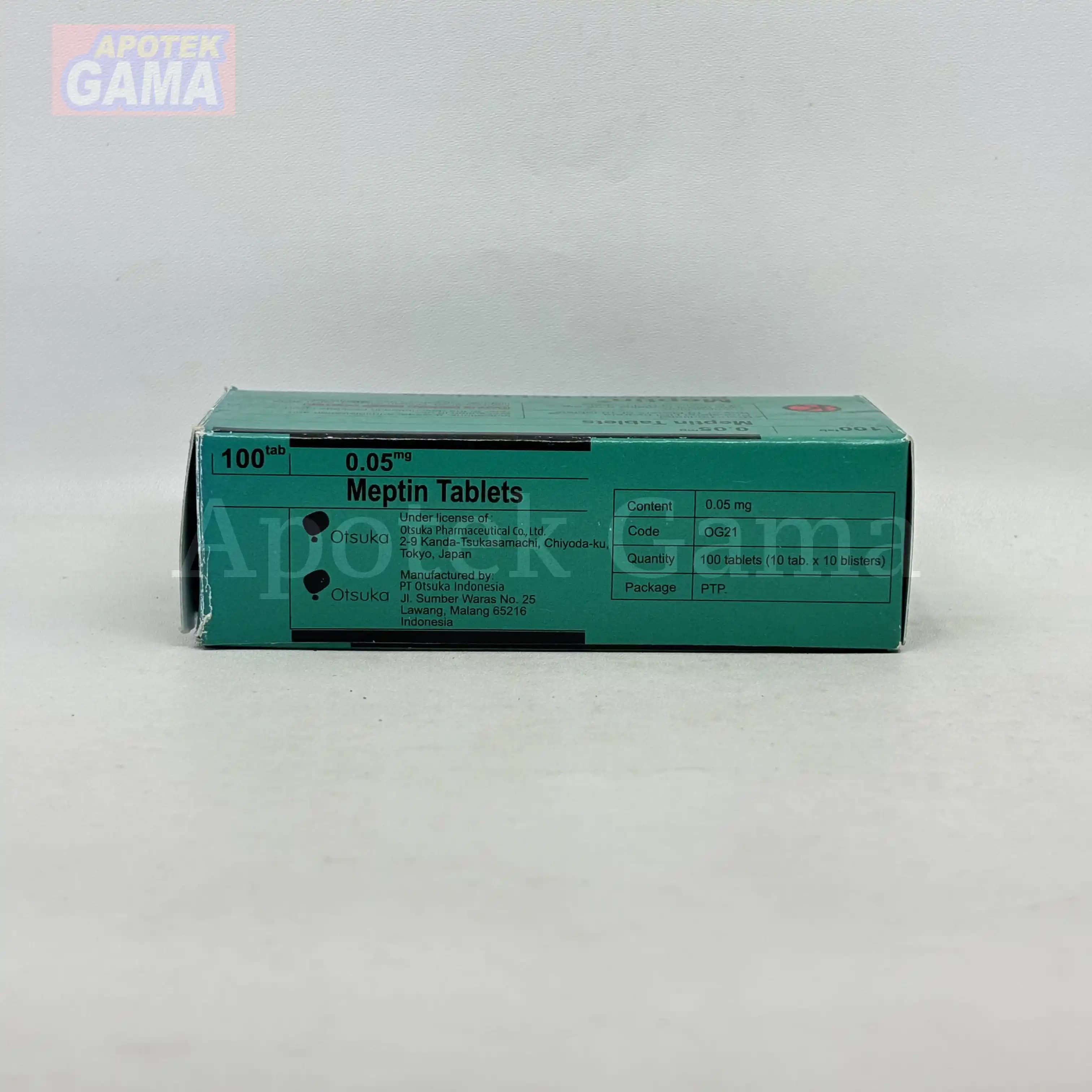 MEPTIN TAB  0.05/100 3
