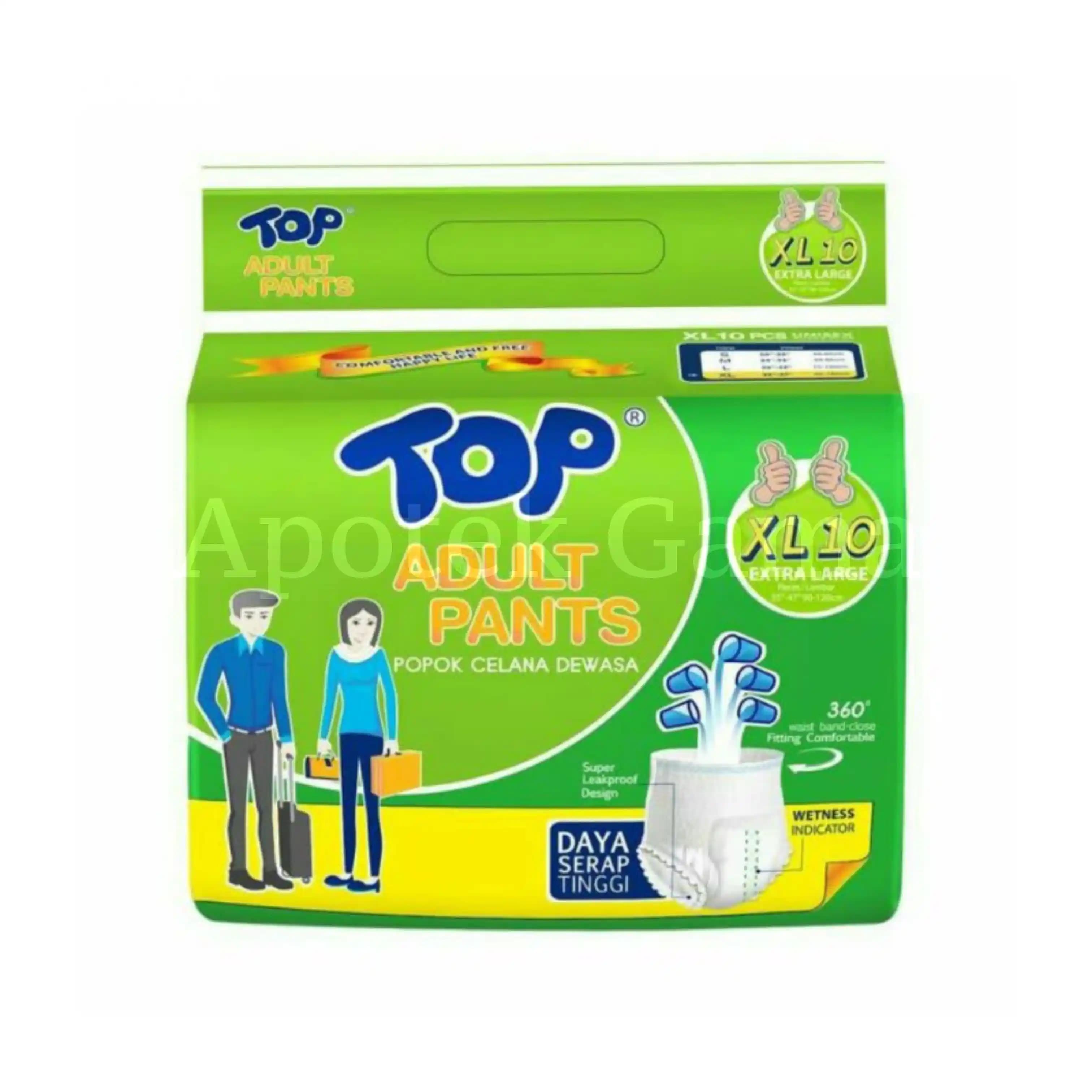 PAMPERS TOP ADULT XL 10 2