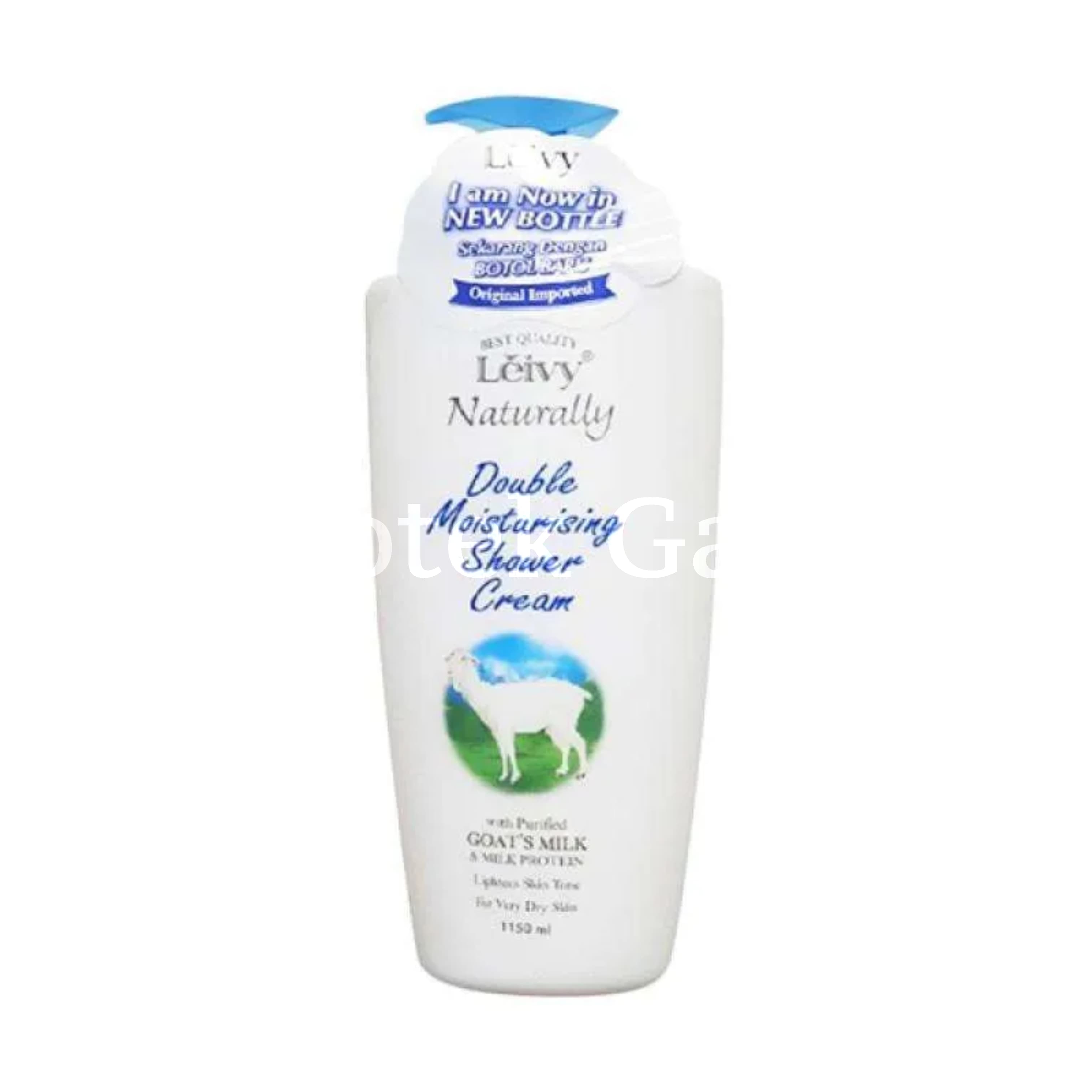 LEIVY DOUBLE MOISTURISING SHOWER CREAM GOATS MILK 250ML