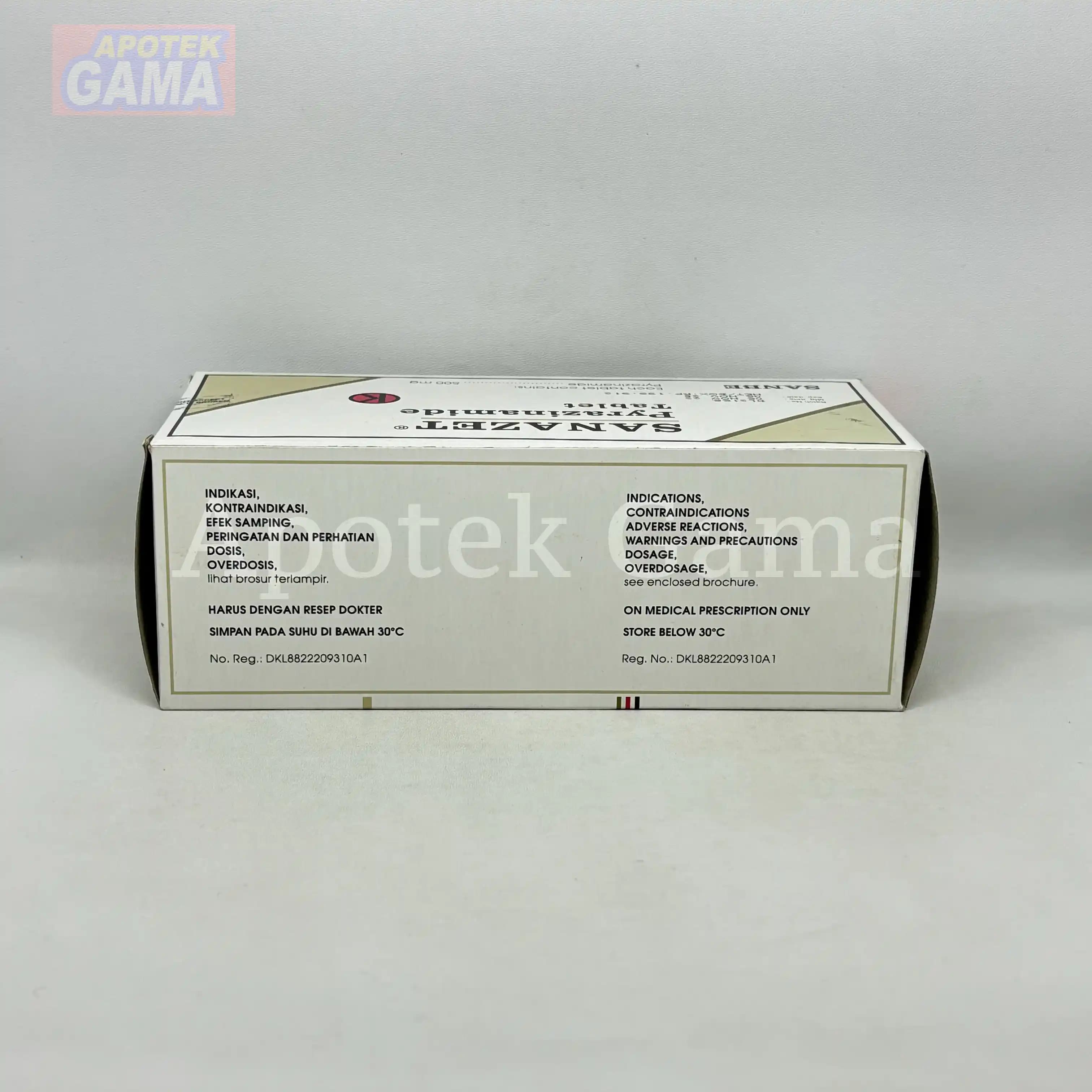 SANAZET  500 MG 5
