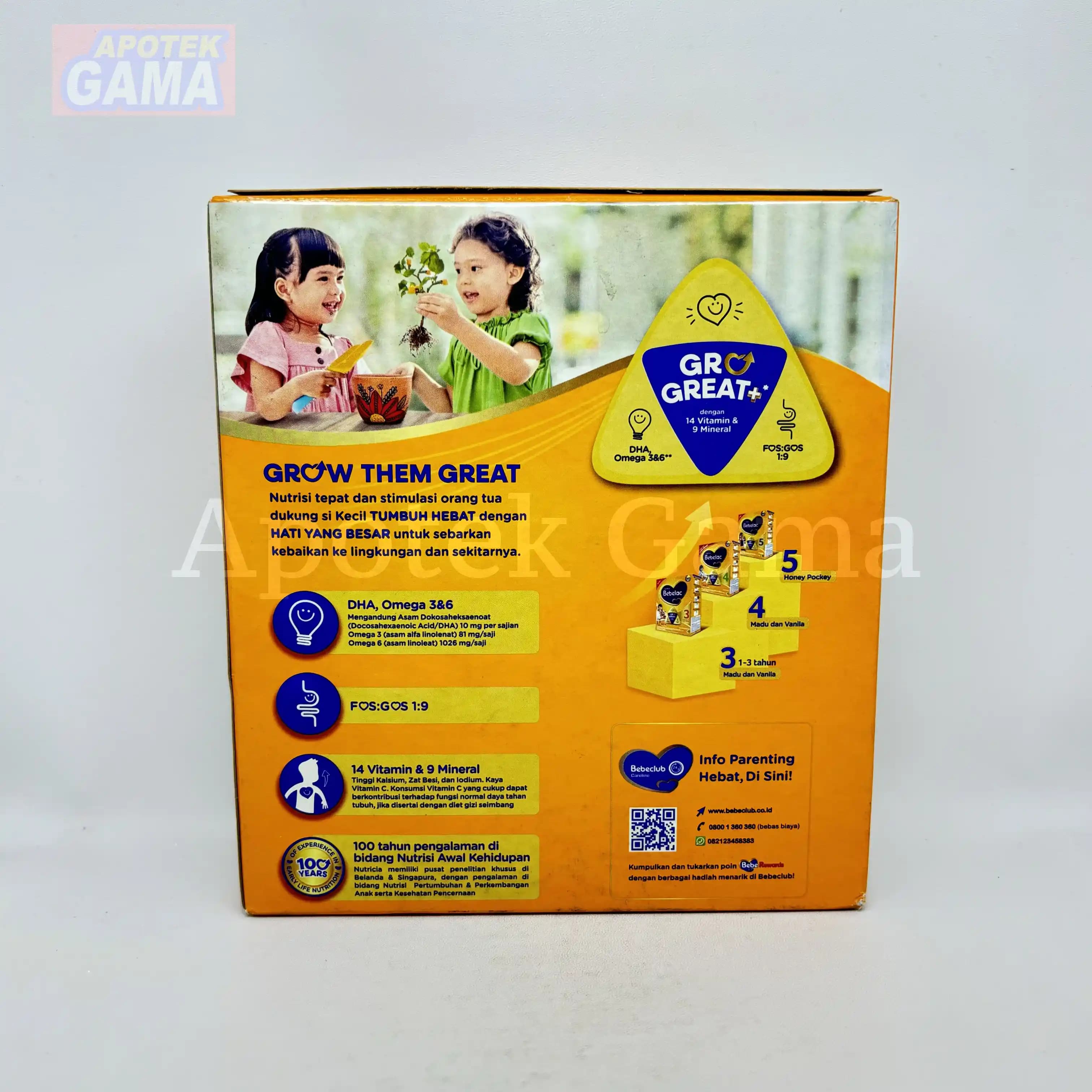 BEBELAC 3 HONEY HIQEQ 200 GR 5