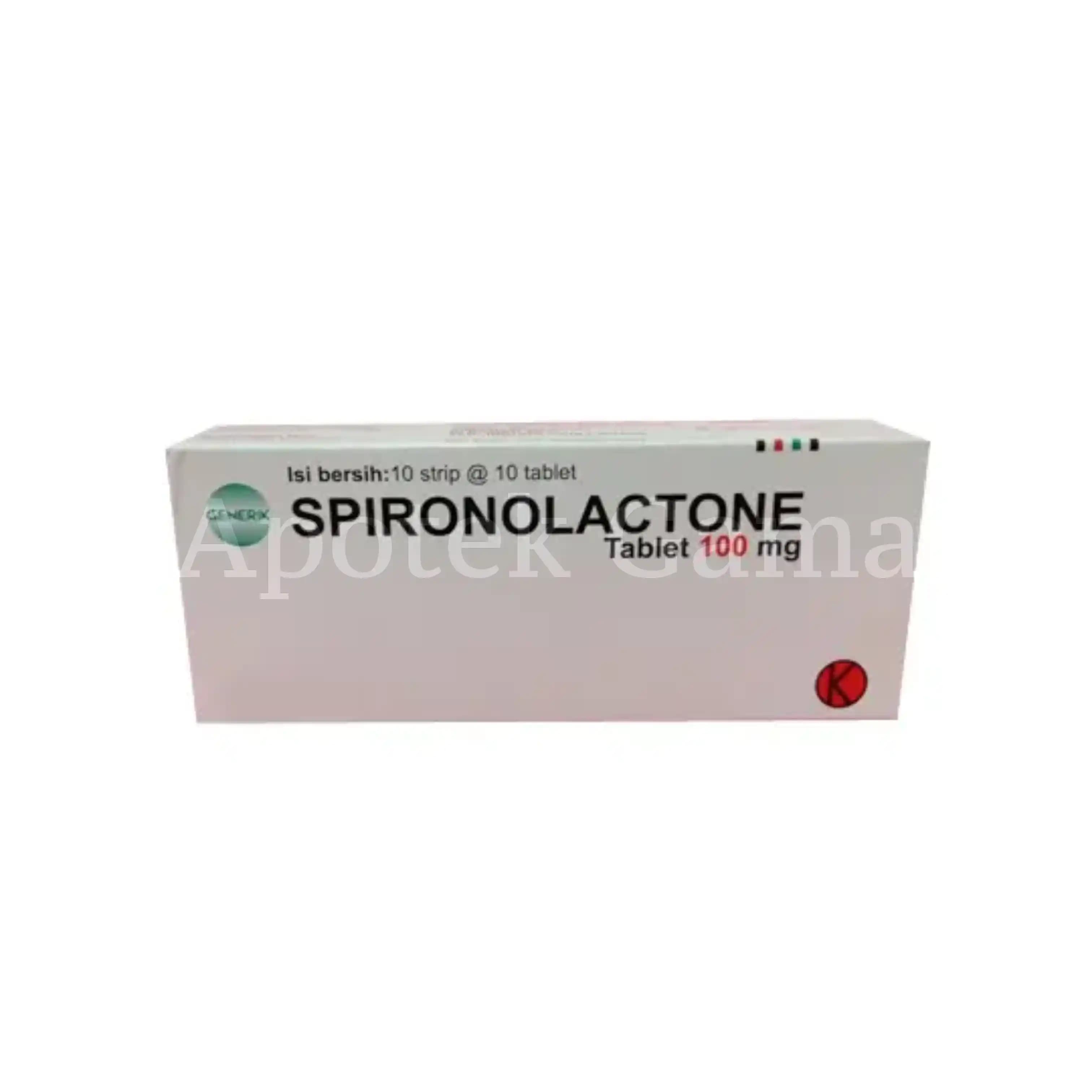 SPIRONOLAKTON 100 MG (GEN)