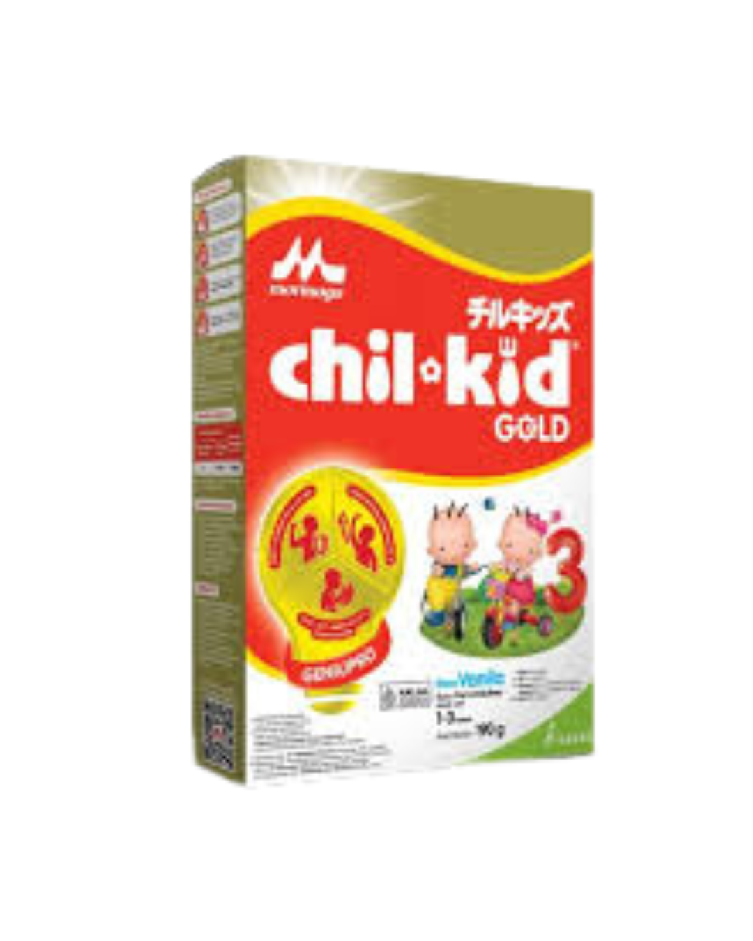 MORINAGA CHIL KID GOLD VANILA 190GR 3