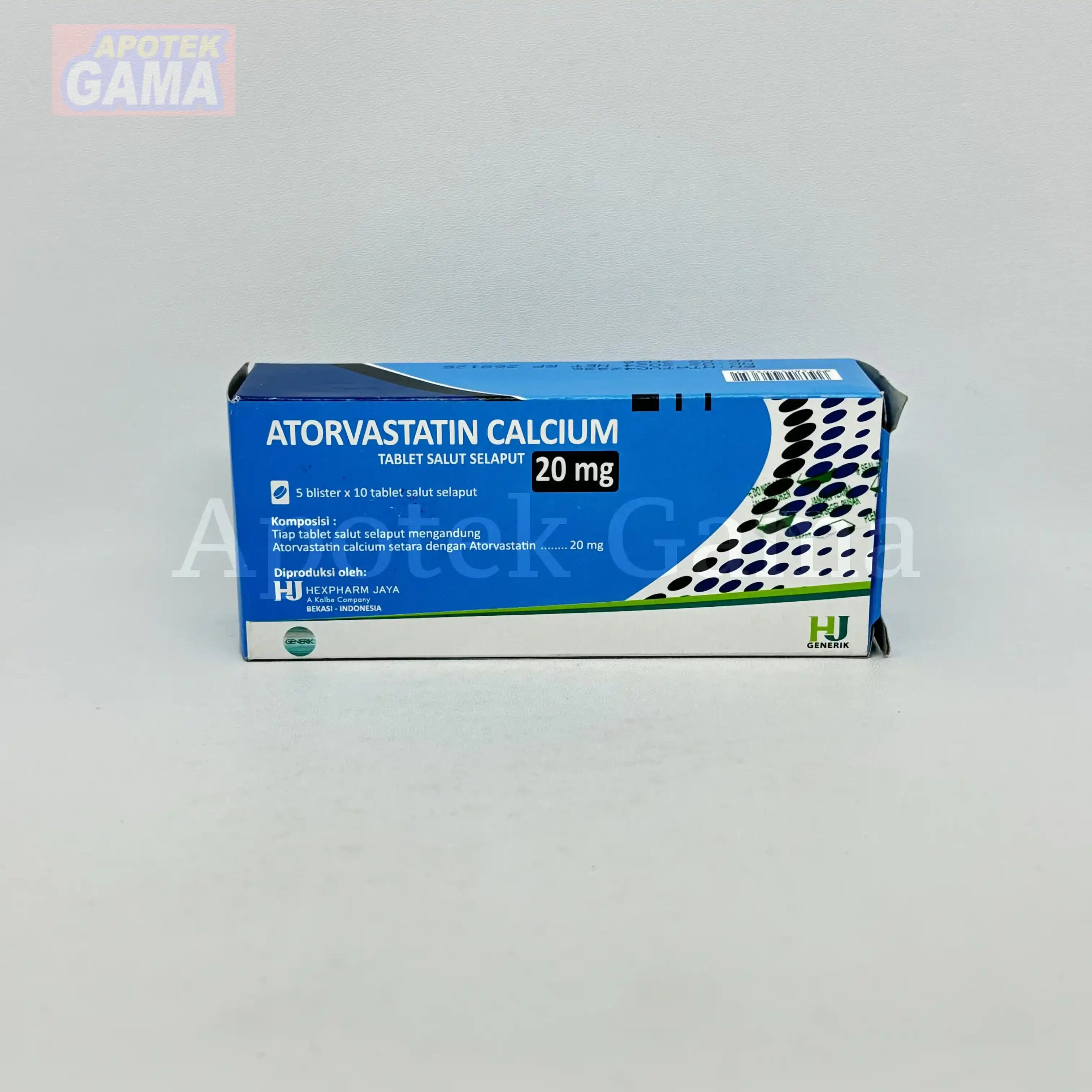 ATORVASTATIN 20 MG BRAND HJ 3