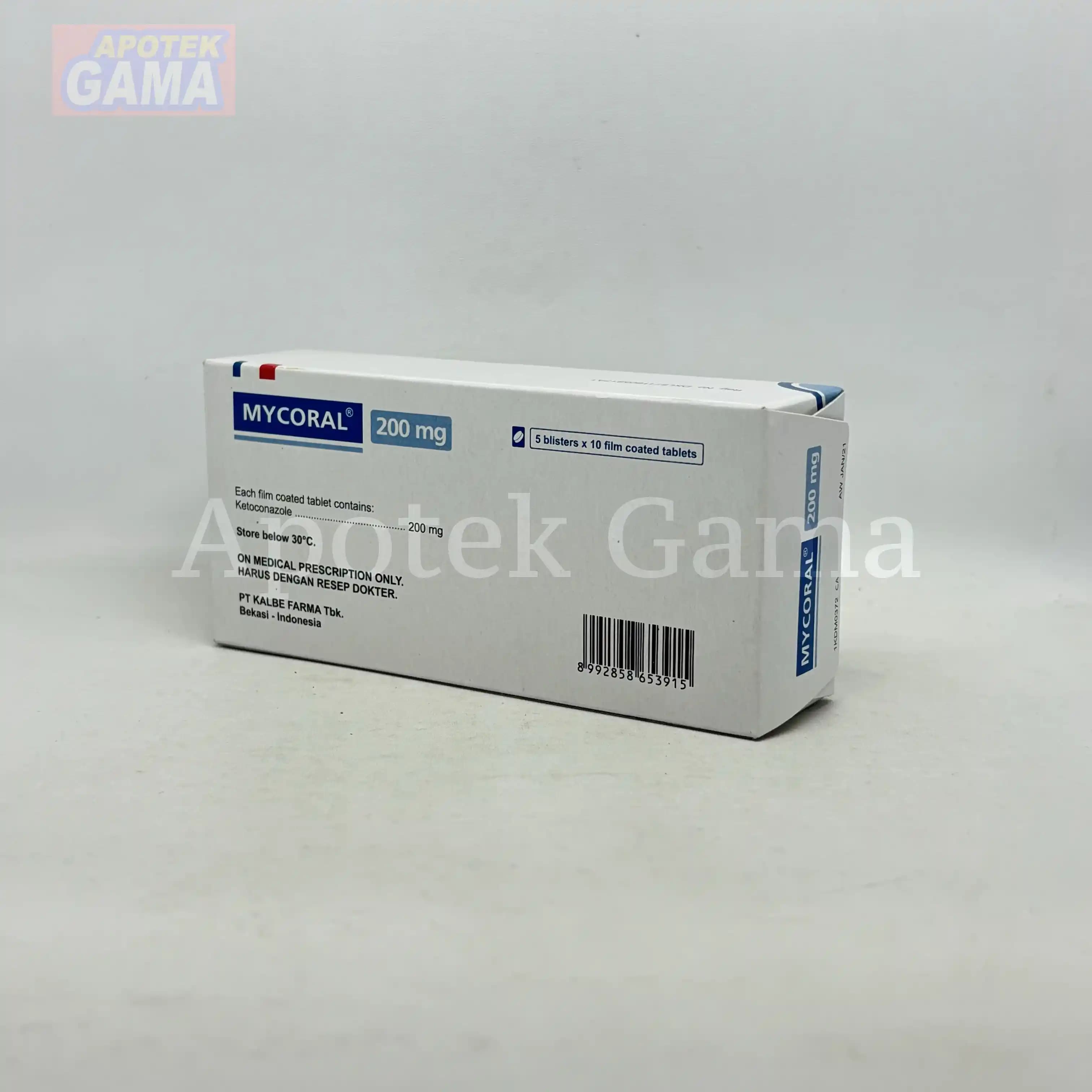 MYCORAL 200MG/50 TAB 6