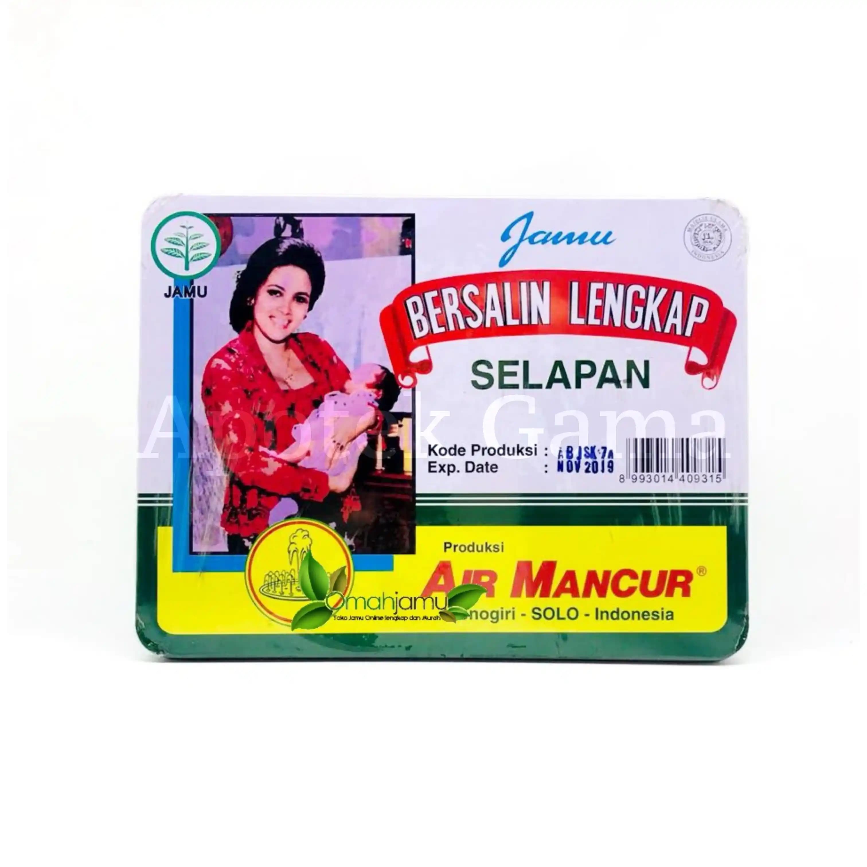 JAMU BERSALIN AIR MANCUR