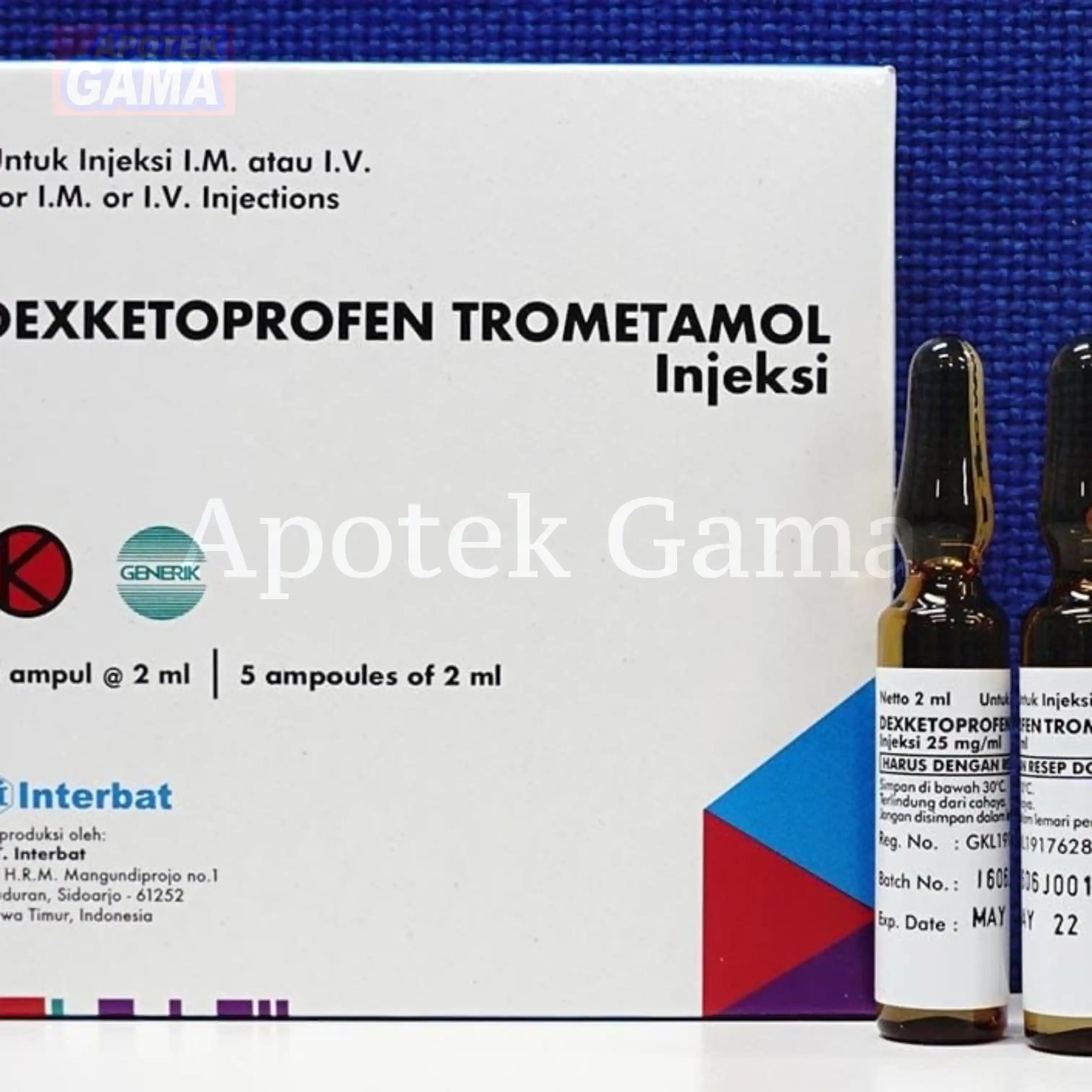 DEXKETOPROFEN TROMETAMOL 25MG INJEK 2