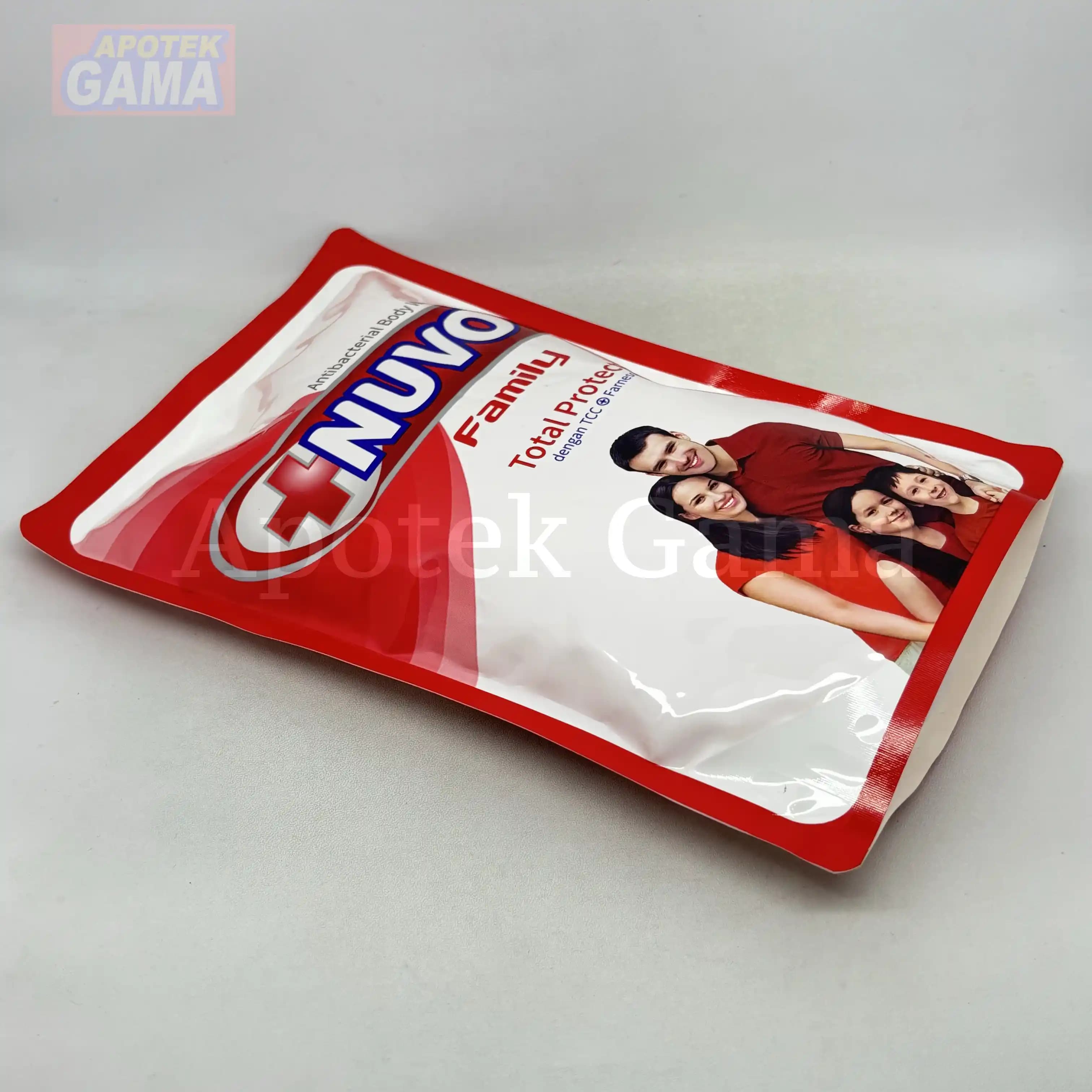 NUVO FAMILY LIQUID SOAP MERAH REFIL 450ML 4