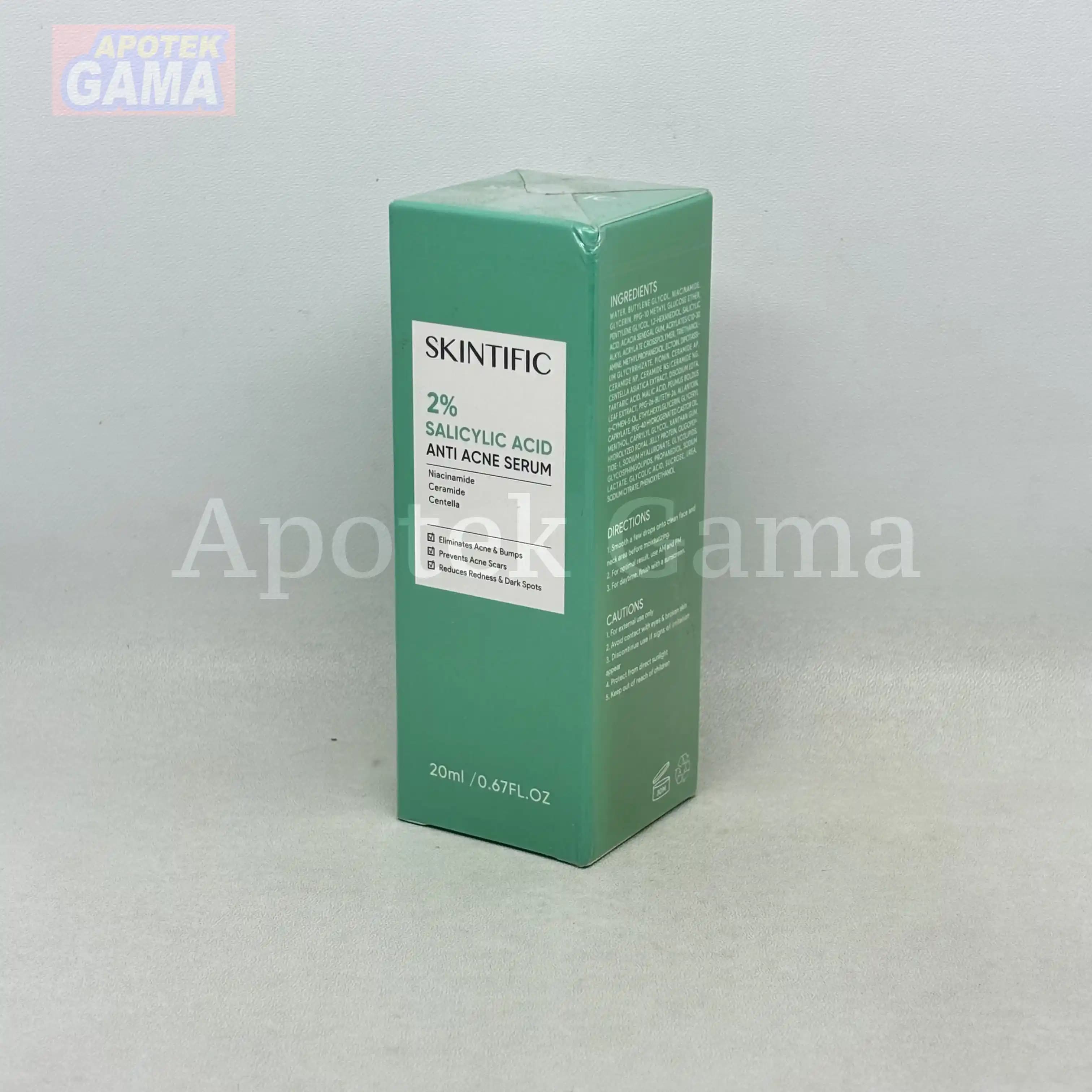 SKINTIFIC 2% SALICYLIC ACID ANTI ACNE SERUM 20ML 2