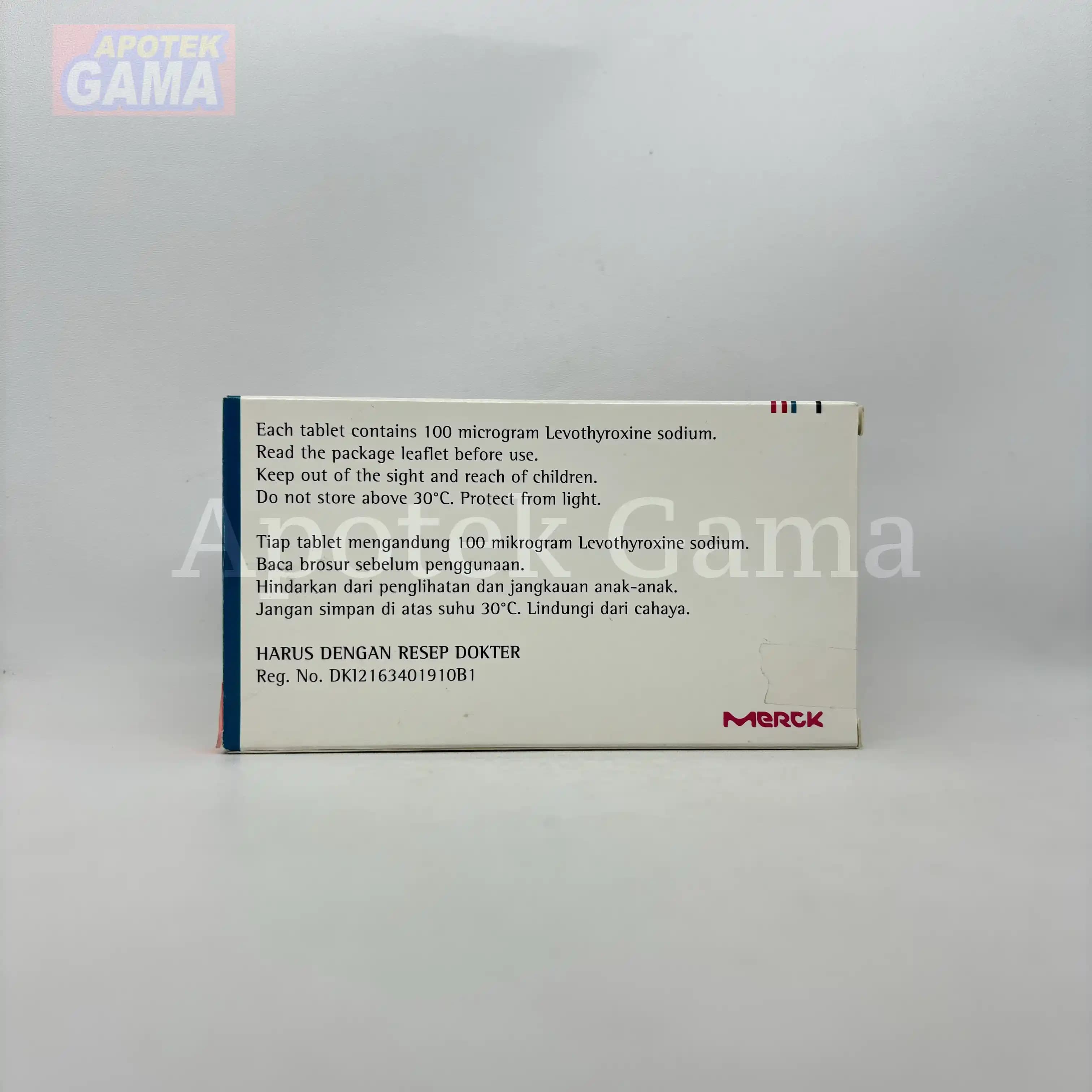 EUTHYROX TAB 100 3