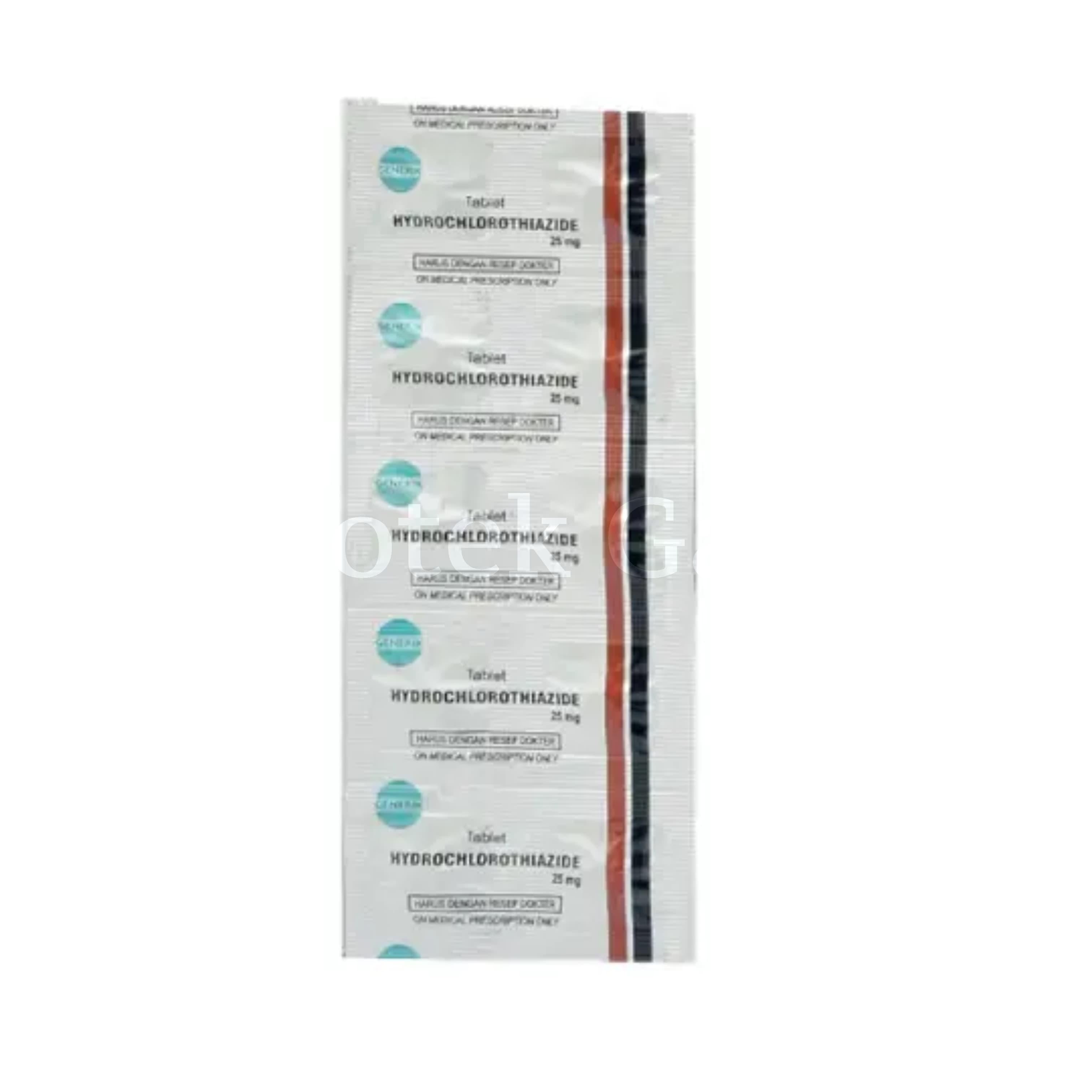 HCT.HYDROCHLOROTHIAZIDE 25 NG (GEN.LOS)