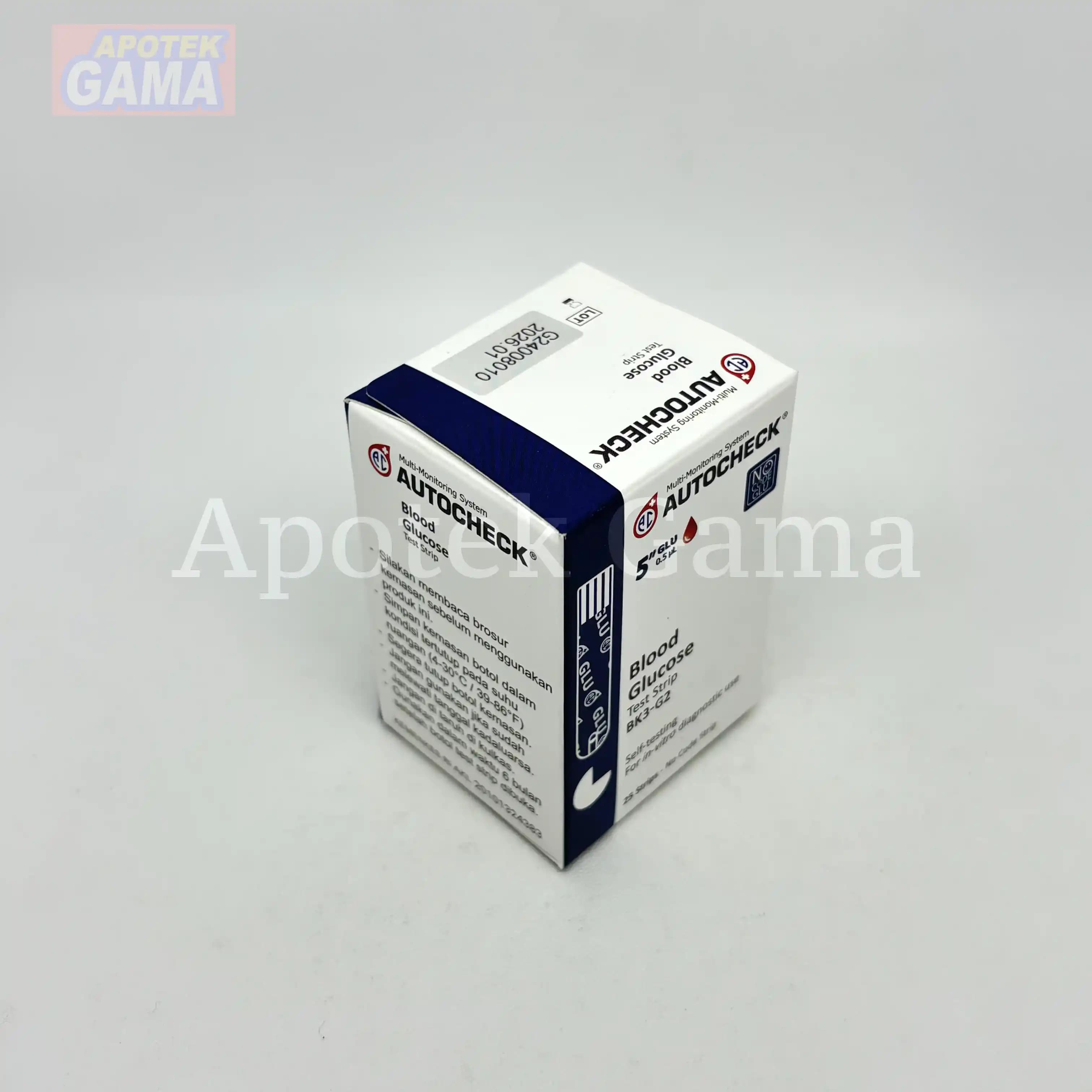 AUTOCHECK BLOOD GLUCOSE / 25 10