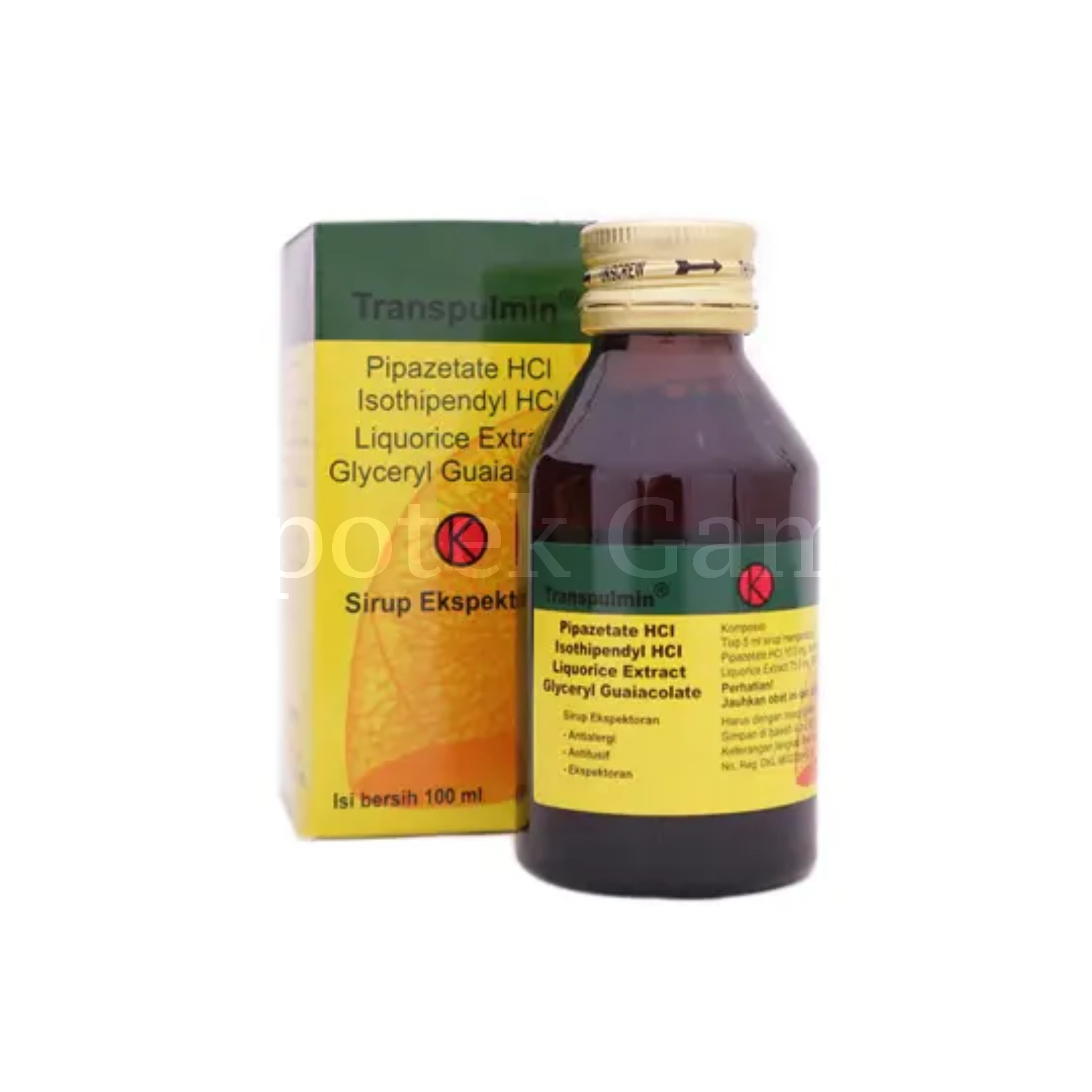 TRANSPULMIN SYR 100 ML 2