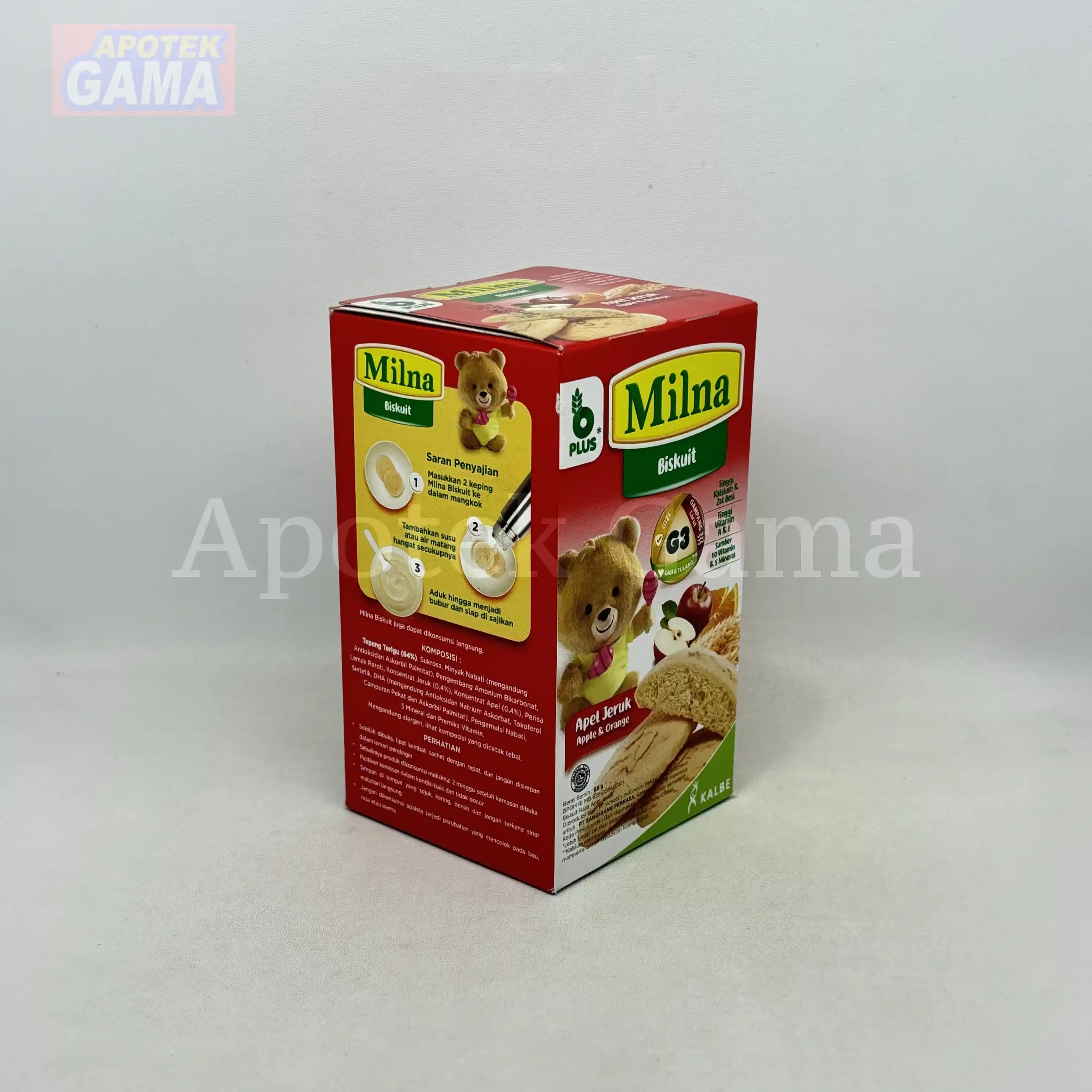 MILNA BISKUIT BAYI 6+ APEL JERUK 65 GR 4