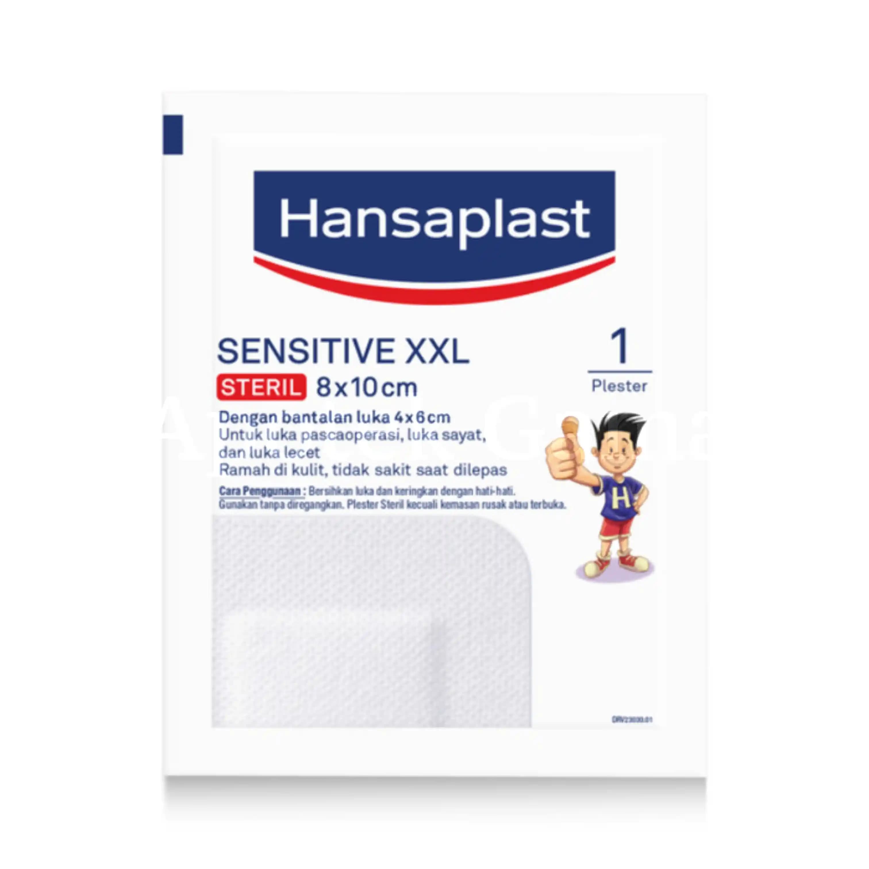 HANSAPLAST SENSITIVE STERIL XXL 8X10CM 5PCS 3