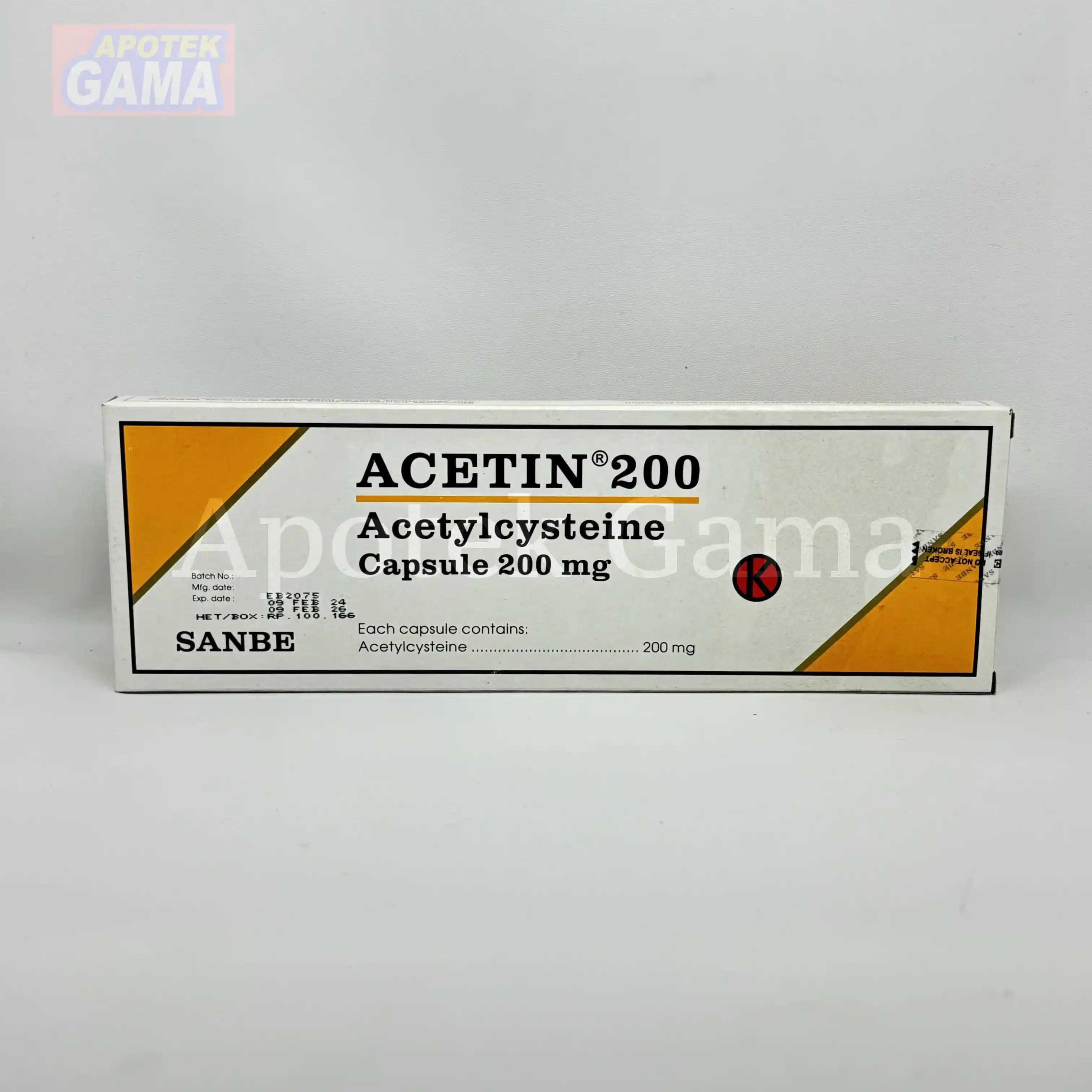 ACETIN 200MG KAPSUL