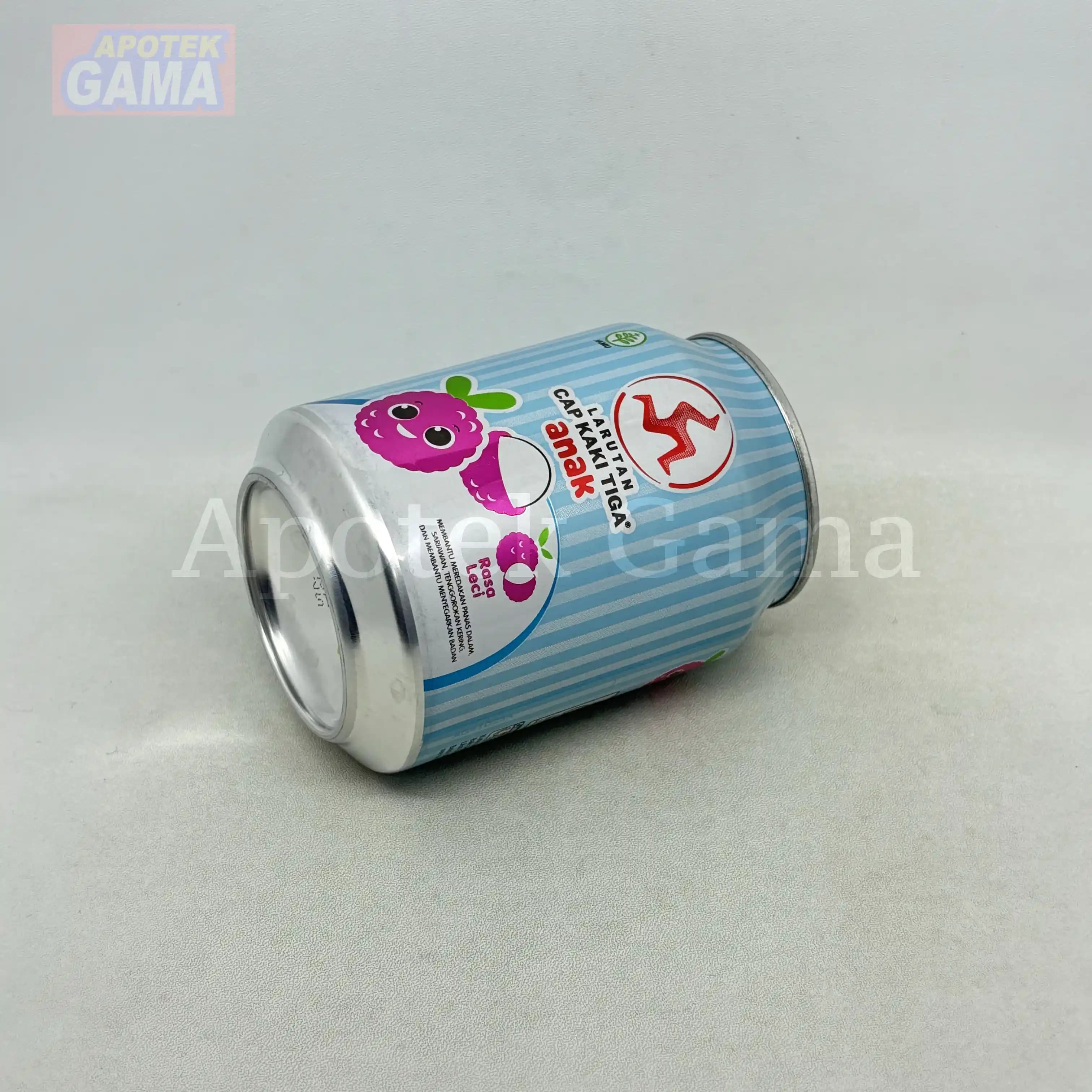 LARUTAN ANAK CAP KAKI TIGA RASA LECI 250 ML 3
