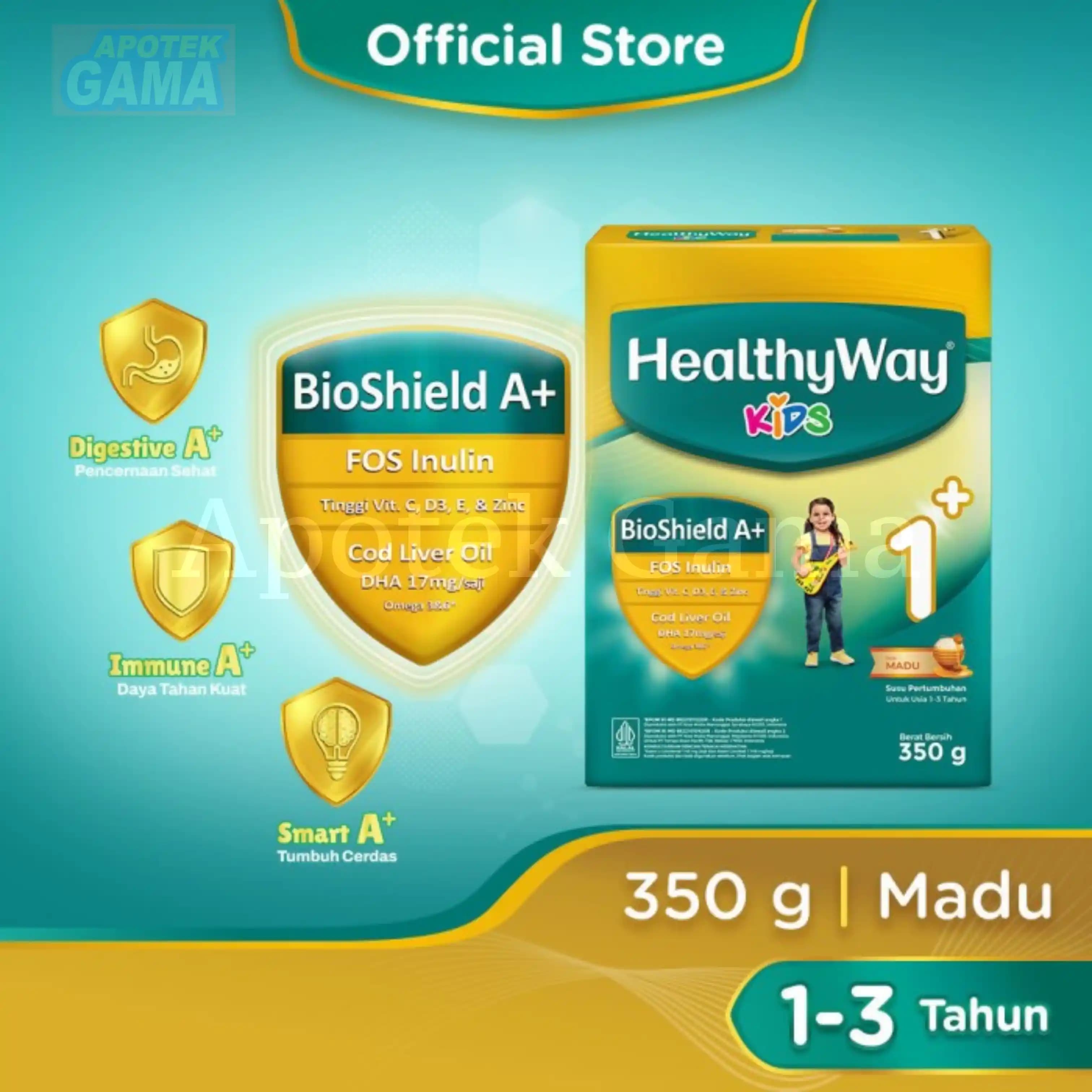 HEALTHYWAY KIDS 1+ MADU 350 GR