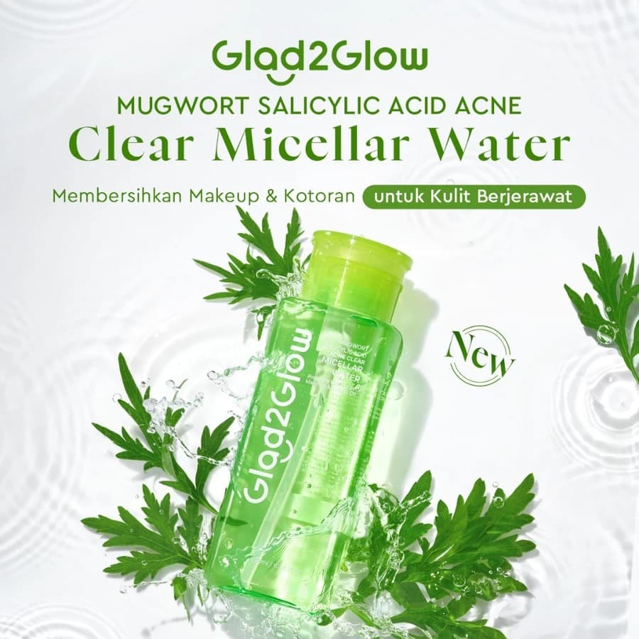 GLAD 2 GLOW MUGWORT MICELLAR WATER 300ML 5