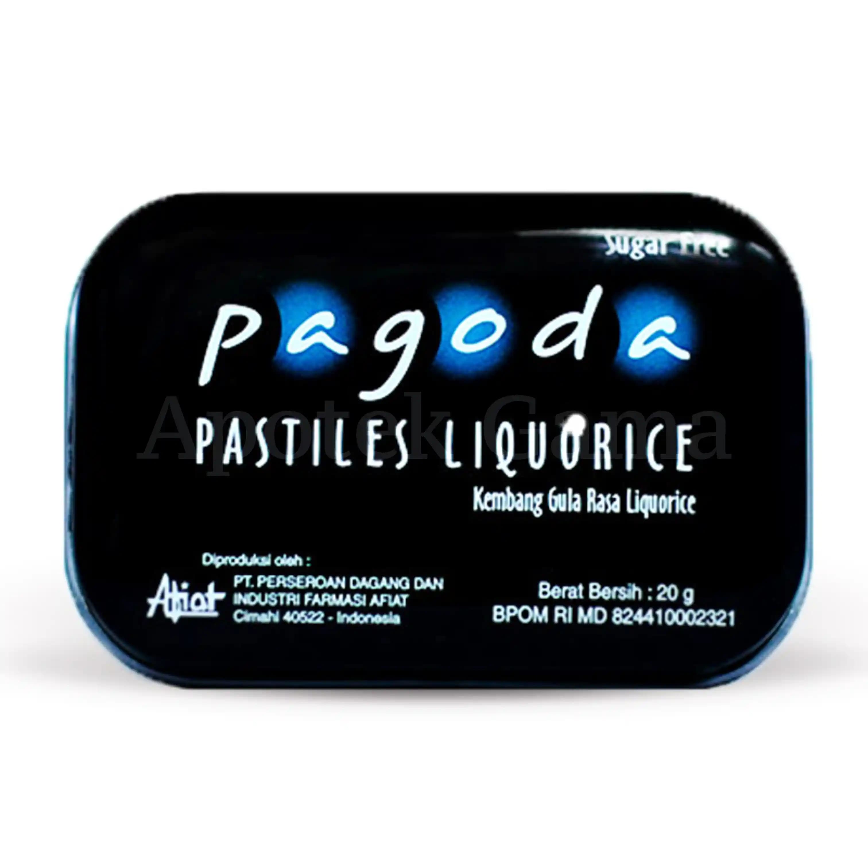 PAGODA PASTILES LIQOURICE