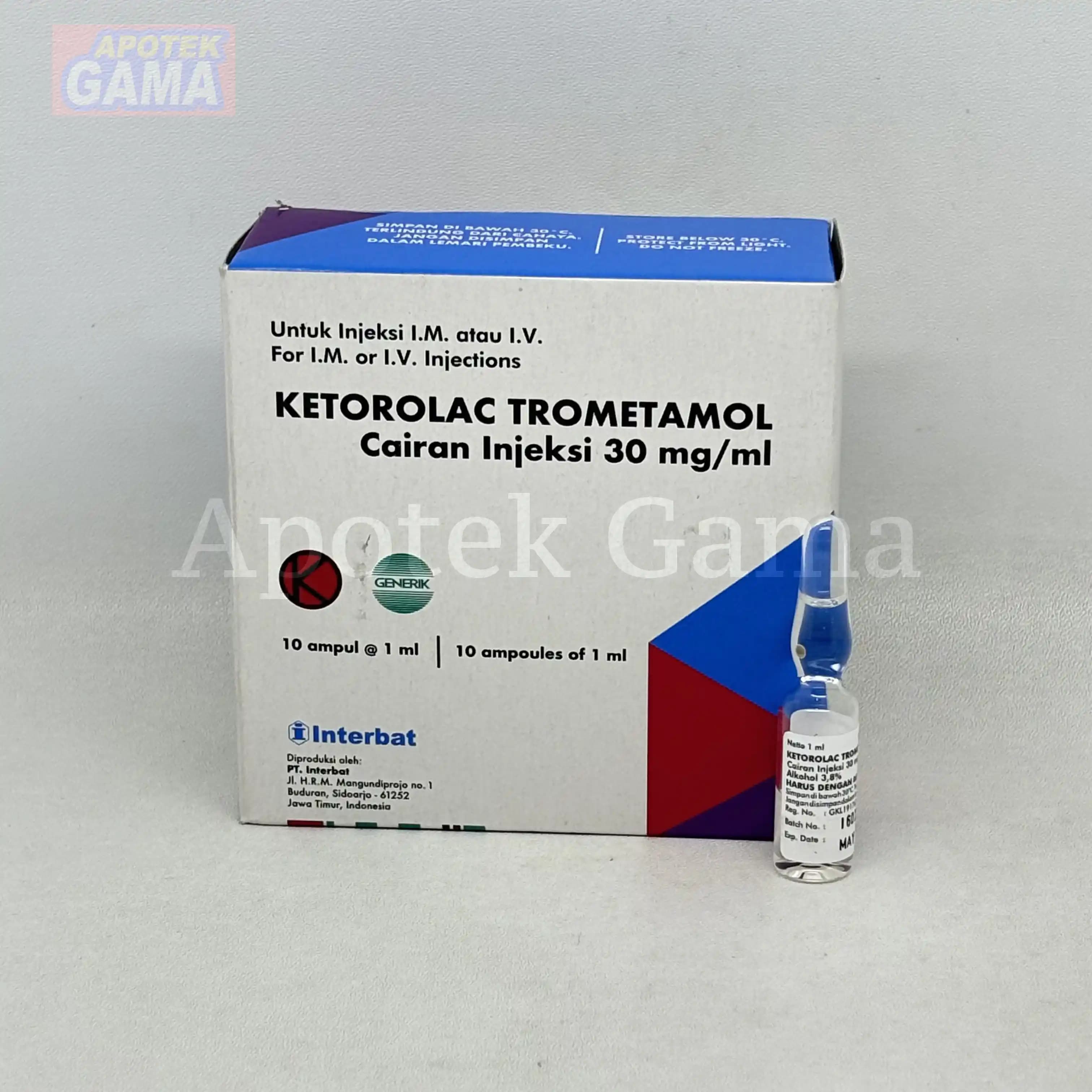KETOROLAC 30MG INJ 3