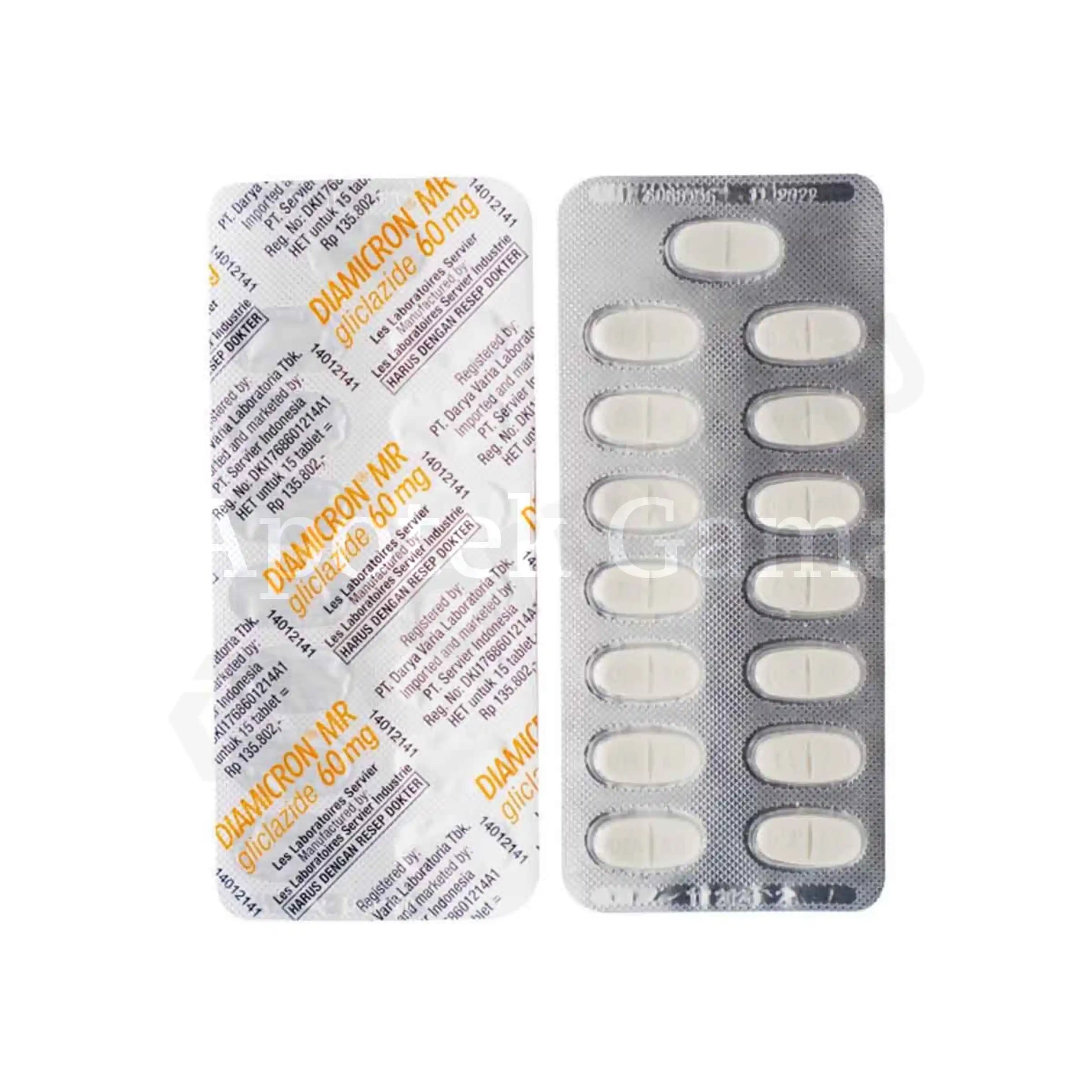 DIAMICRON MR 60 MG