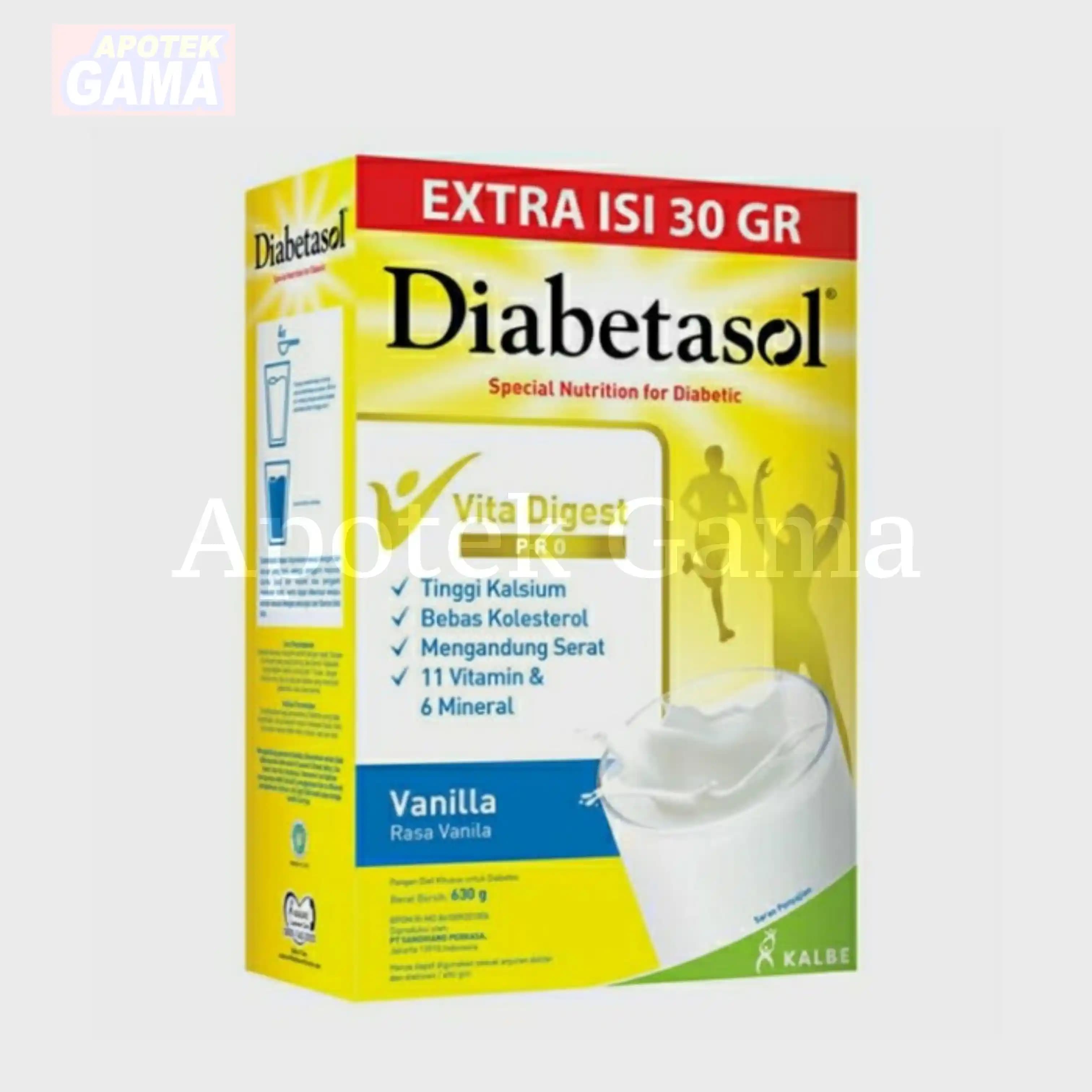DIABETASOL VANILA 570GR