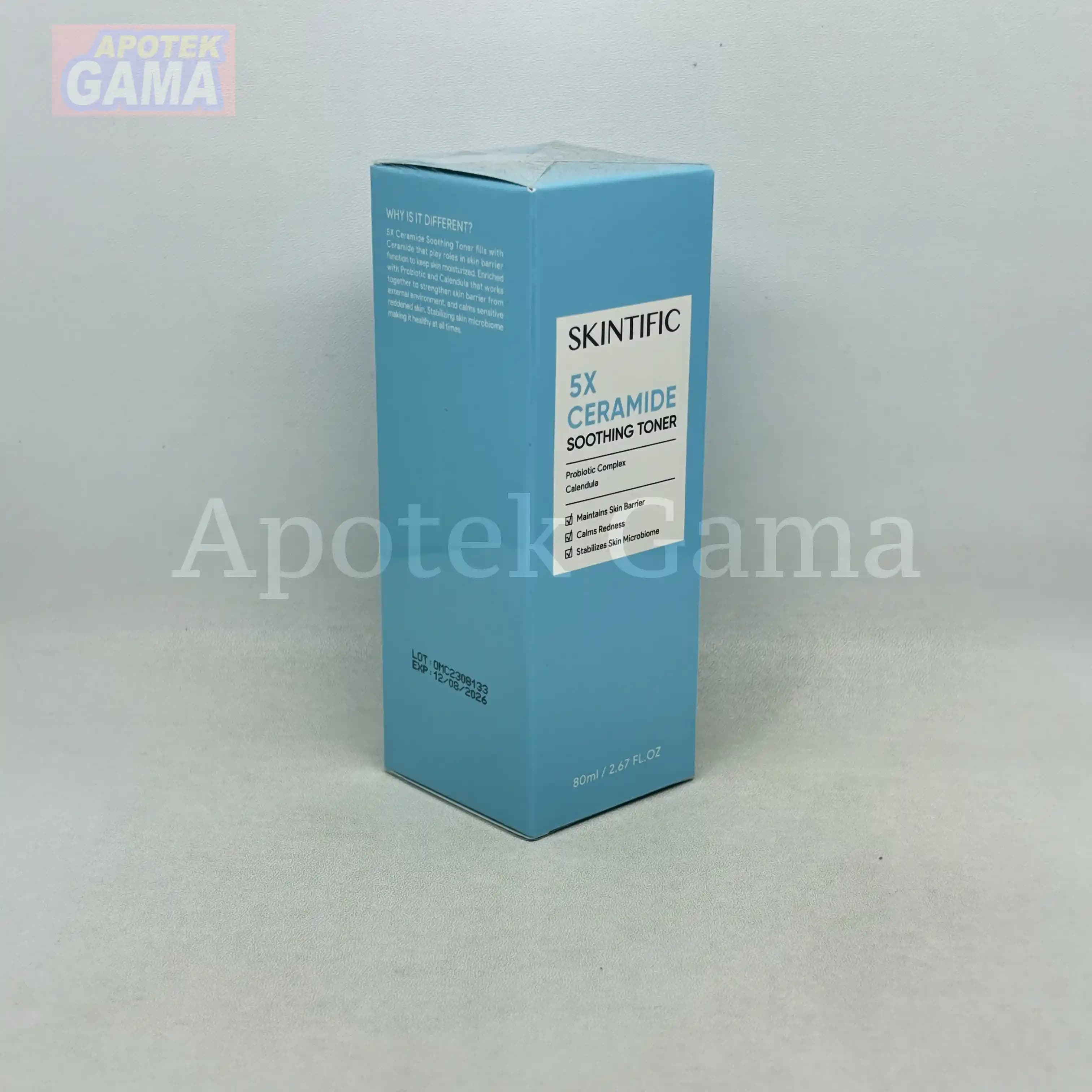 SKINTIFIC 5X CERAMIDE BARRIER SOOTHING TONER 80ML 2