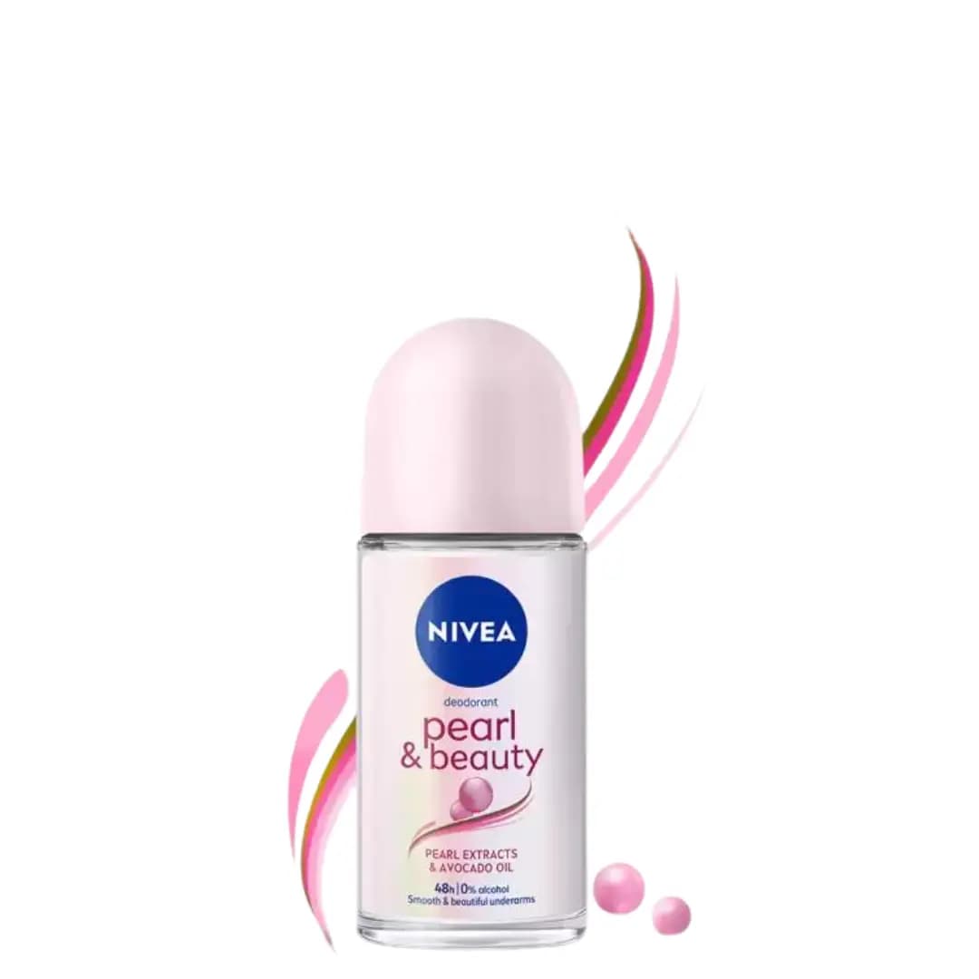 NIVEA PEARL & BEAUTY DEODORANT ROL ON 50ML 2