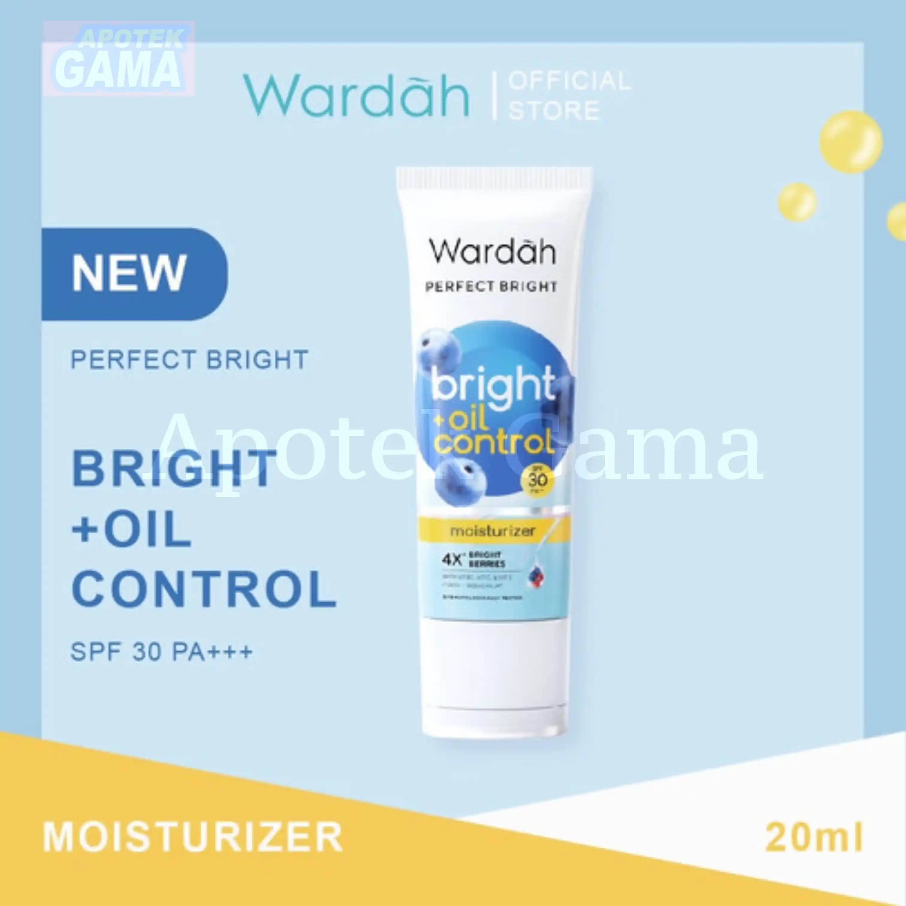 WARDAH PERFECT BRIGHT + OIL CONTROL MOISTURAIZER SPF 30 20 ML