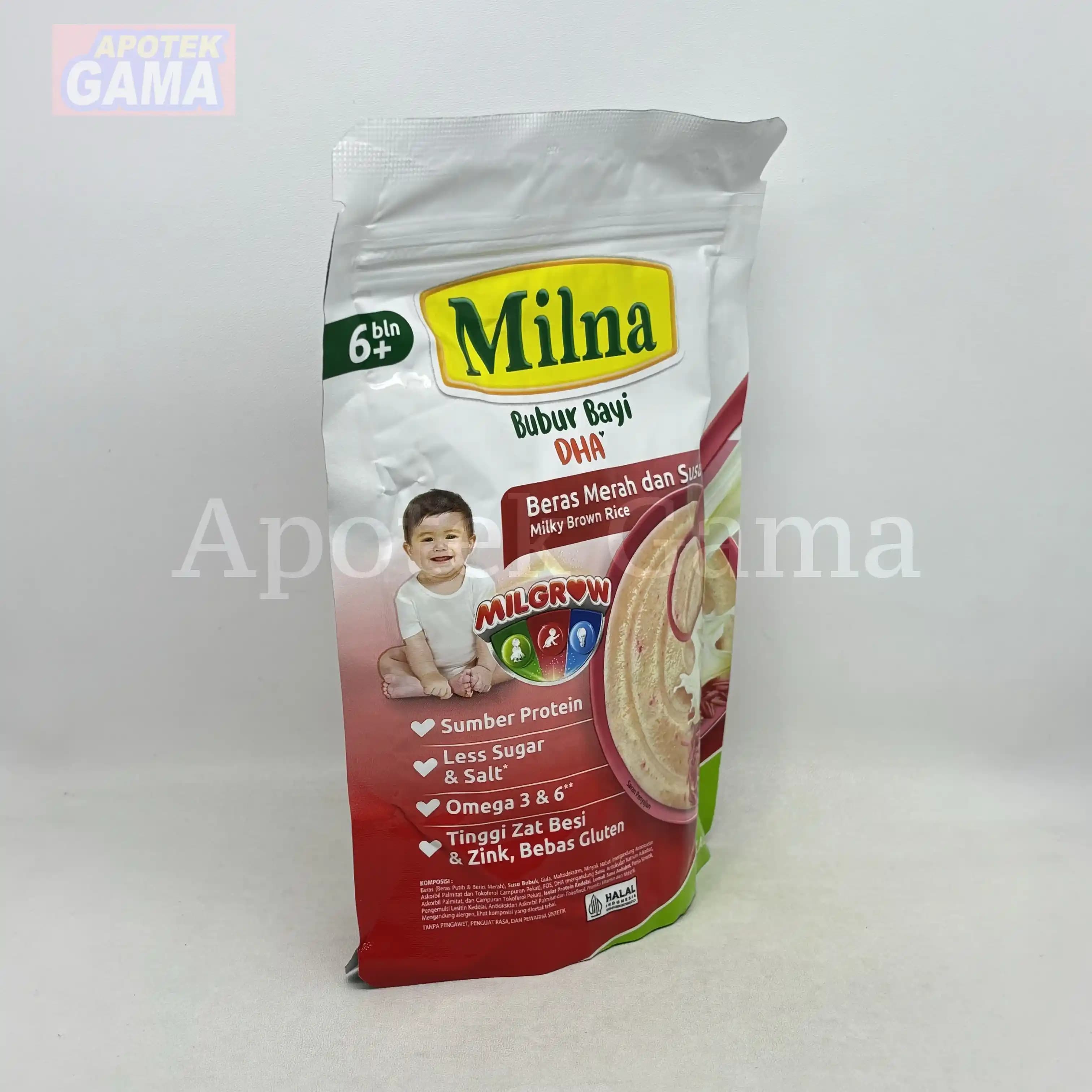 MILNA BUBUR BAYI 6+ BERAS MERAH 120G 2