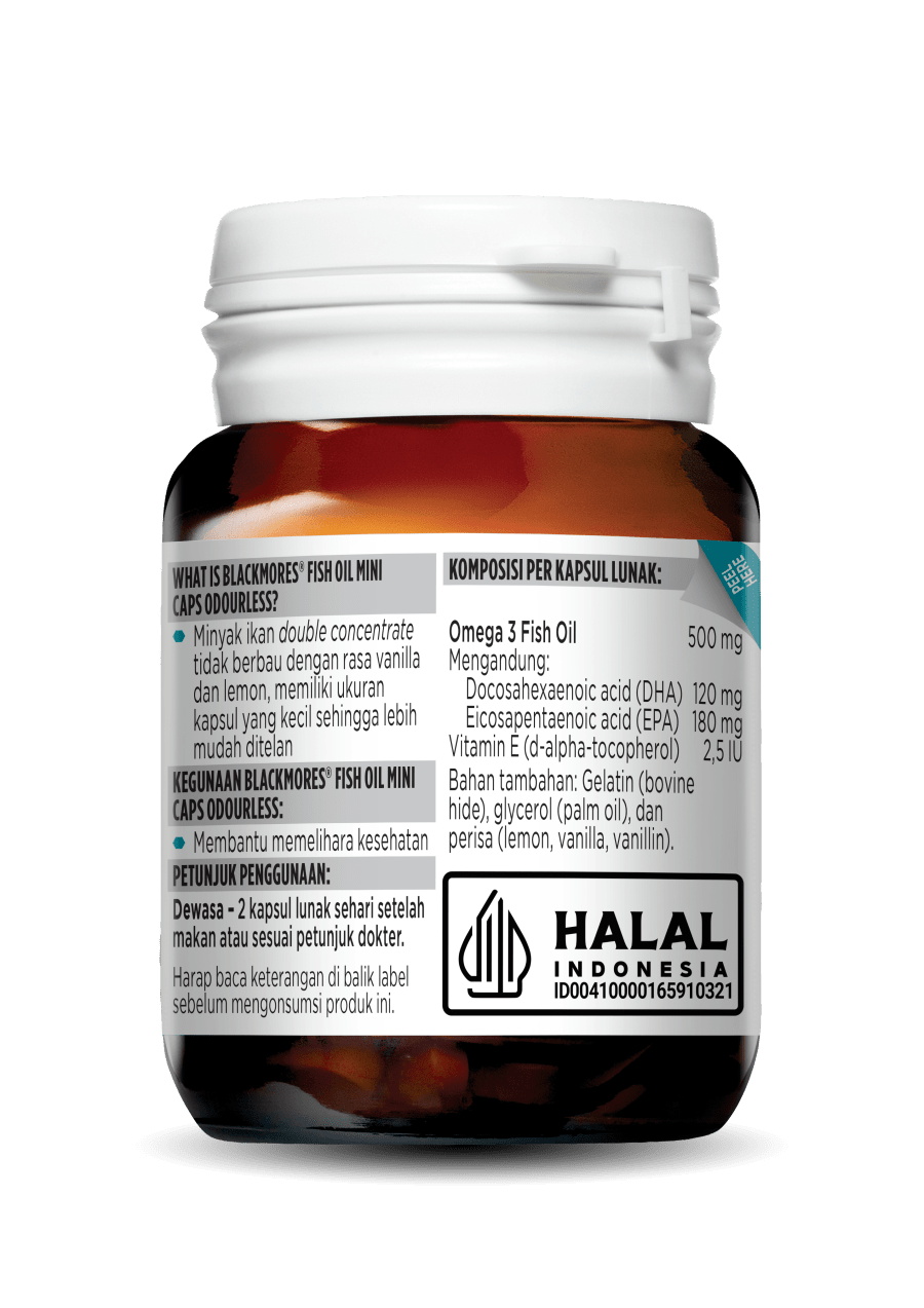 BLACKMORES FISH OIL MINI CAP ODOURLESS 30S 3