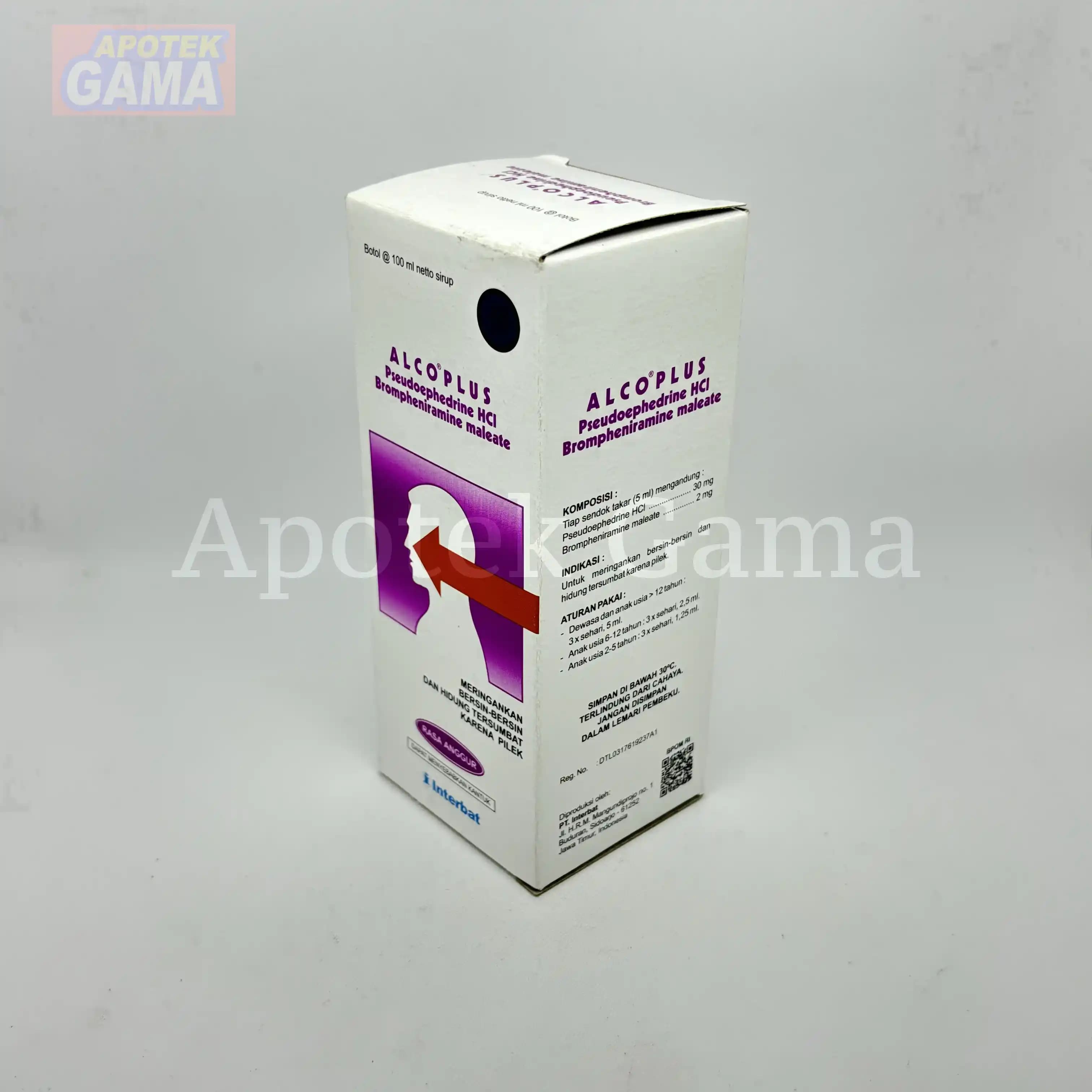 ALCO PLUS SYR 100 ML 5
