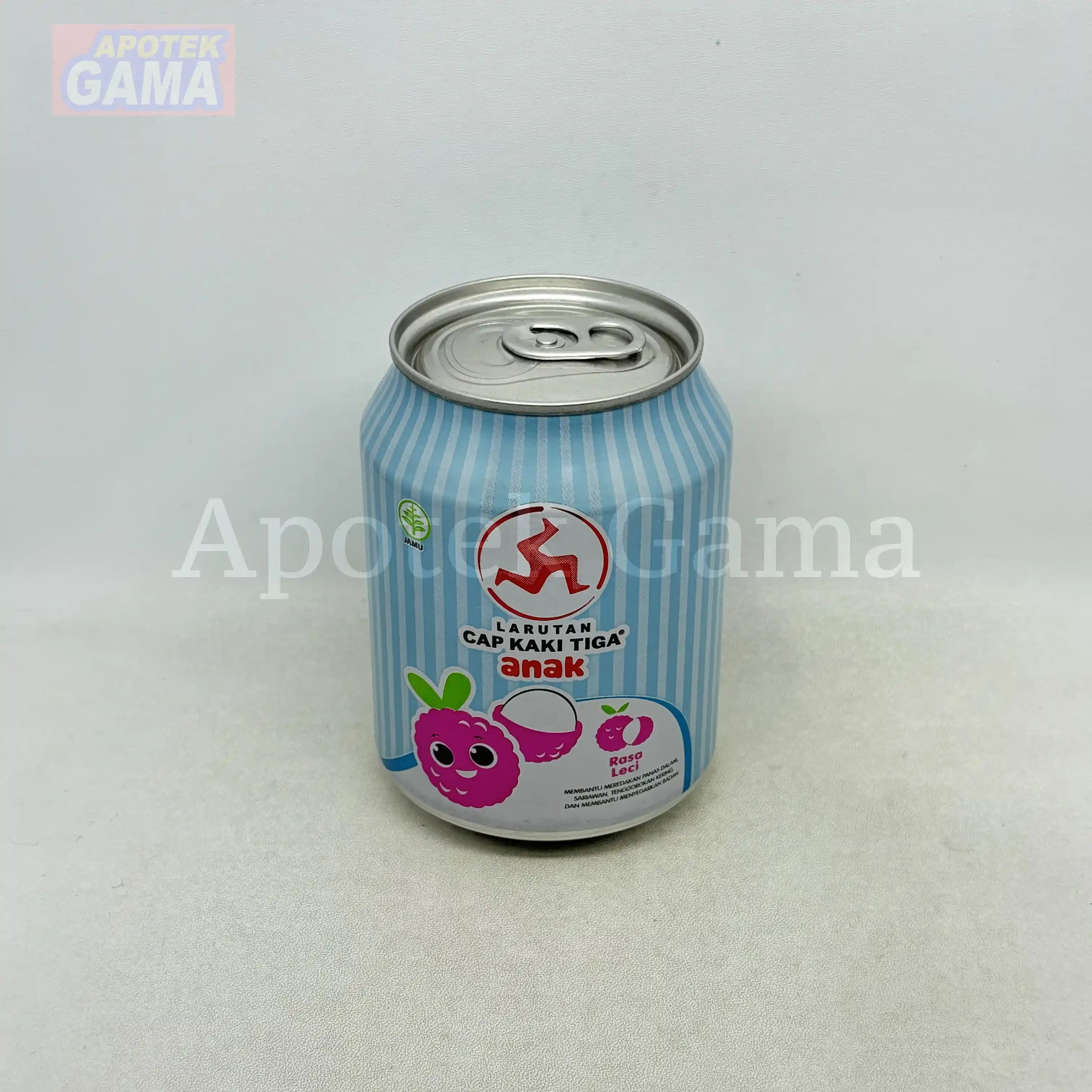 LARUTAN ANAK CAP KAKI TIGA RASA LECI 250 ML