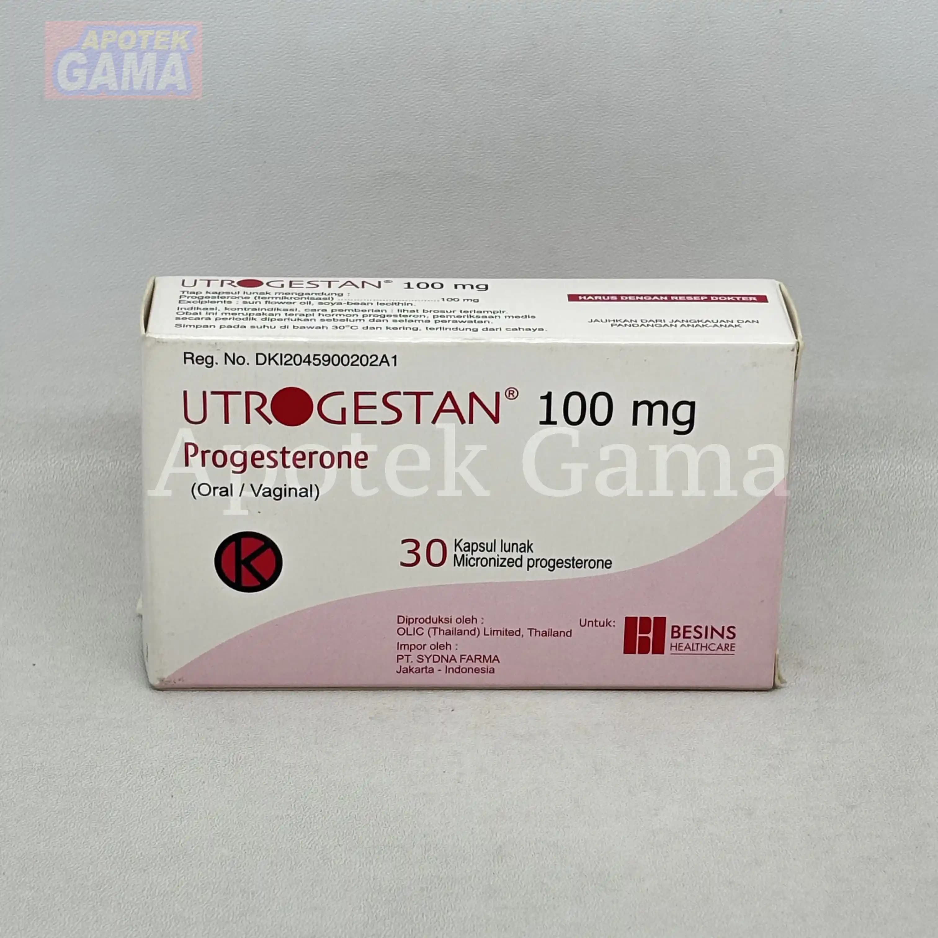 UTROGESTAN 100 MG 5