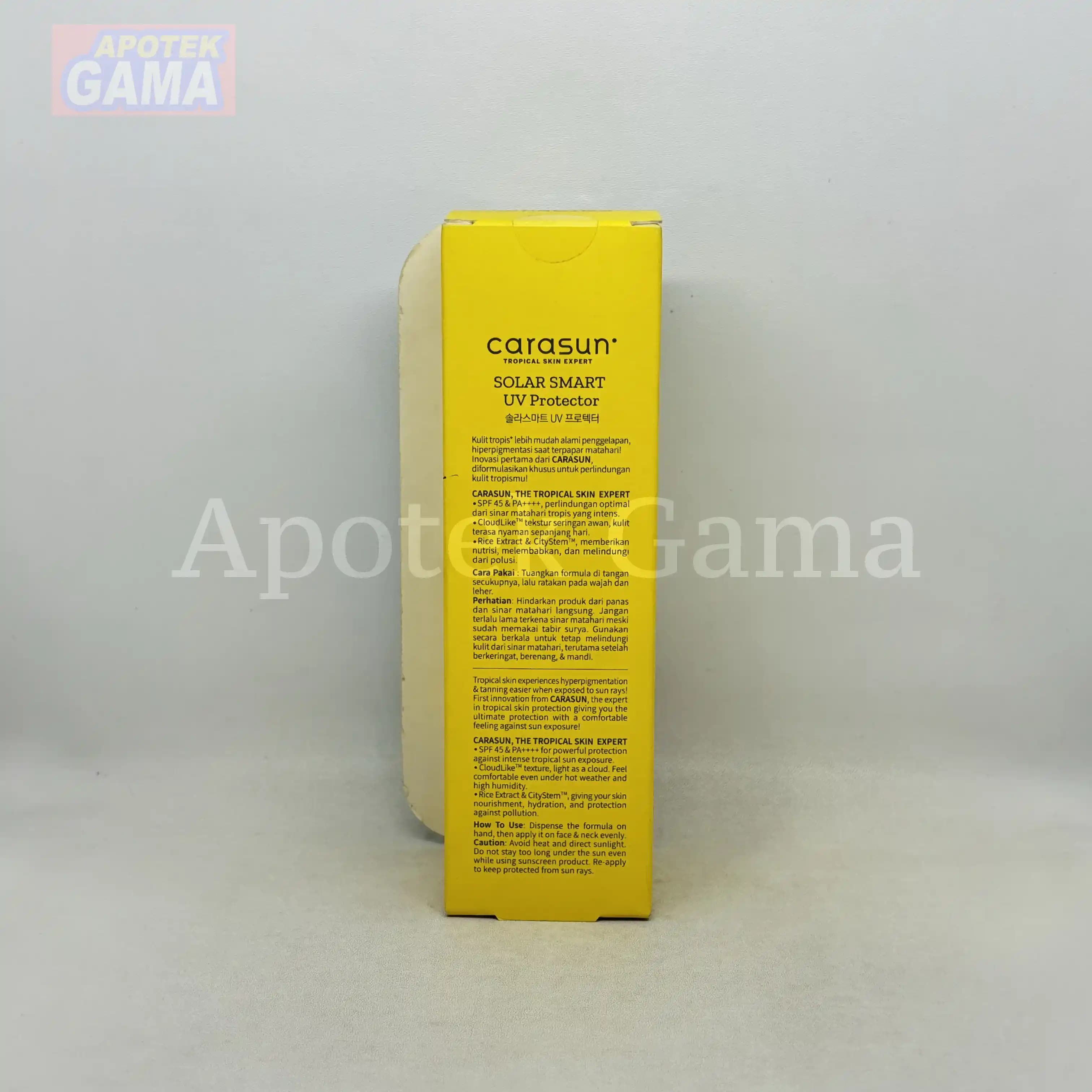 CARASUN SOLAR SMART UV PROTECTOR SPF 45 PA+ 70ML 5