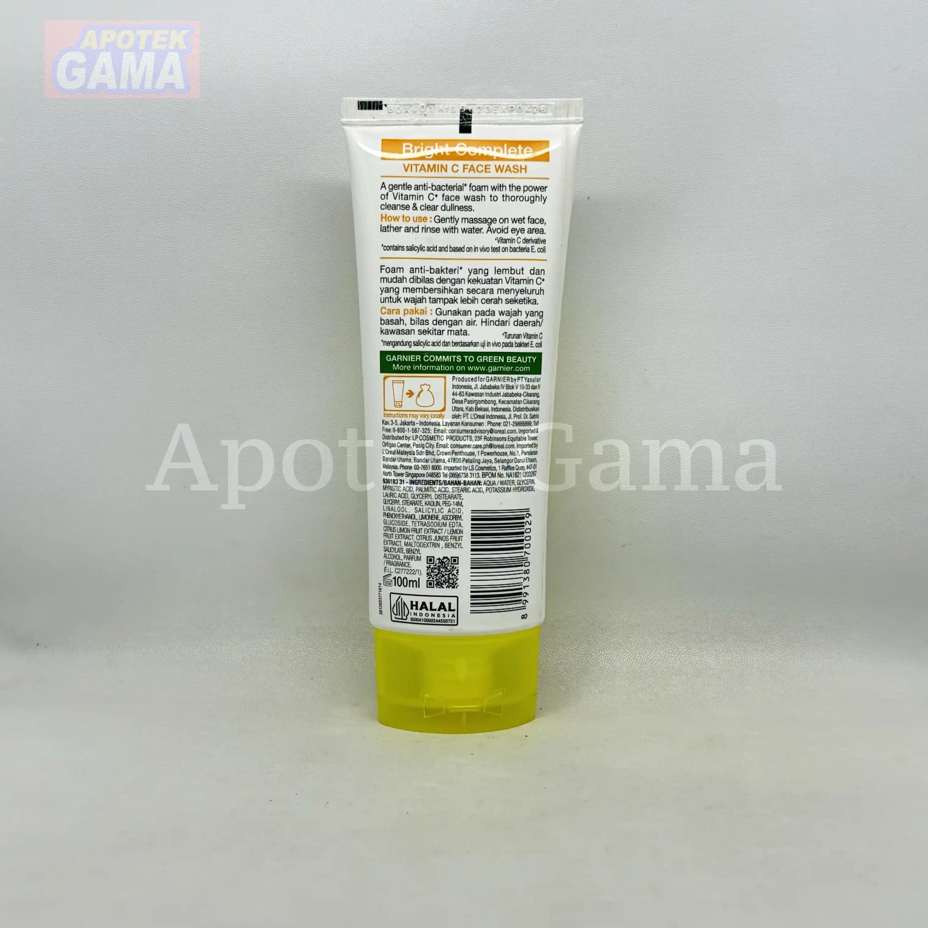 GARNIER LIGHT COMPLETE BRIGHTENING FOAM 100 ML 5