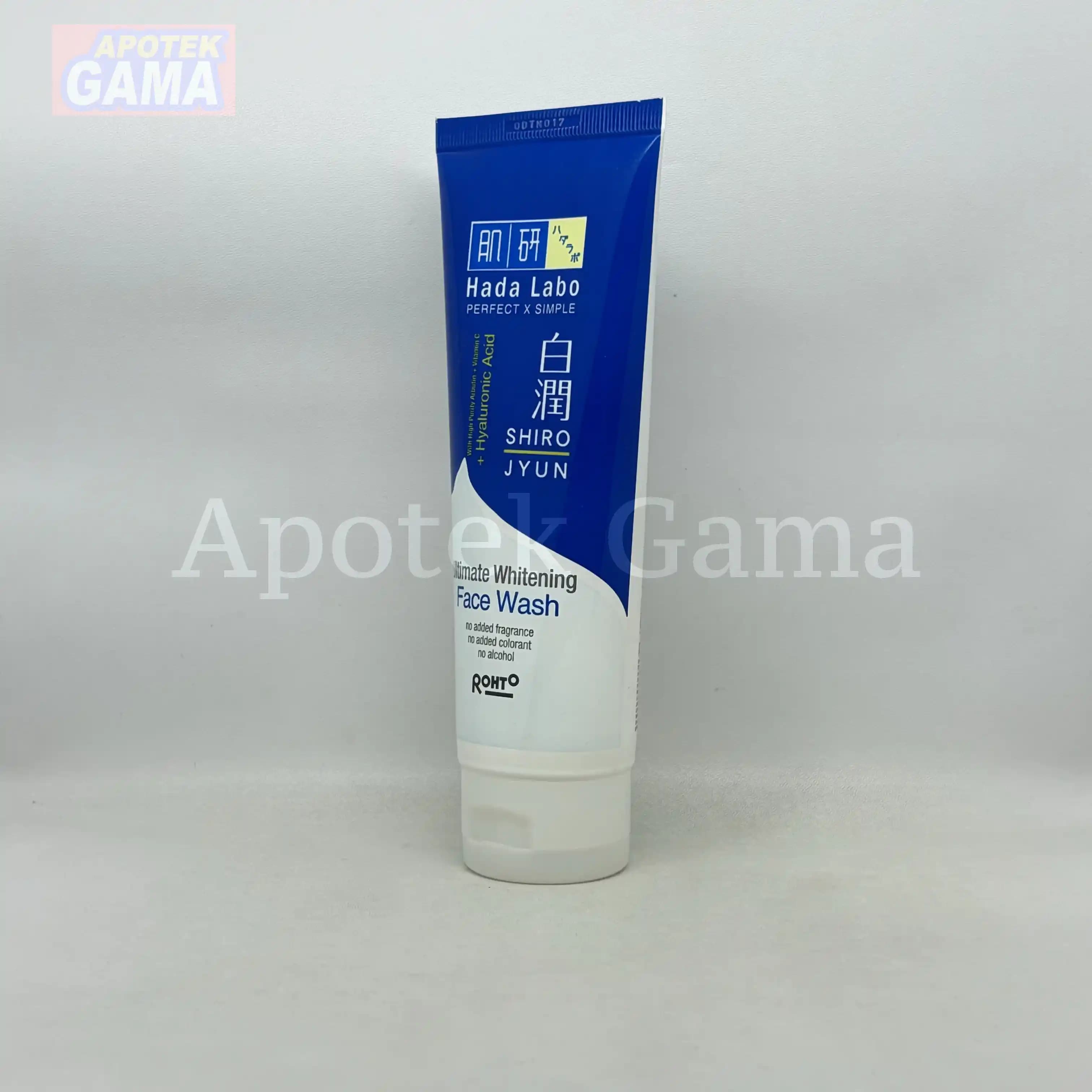 HADA LABO SHIROJYUN ULTIMATE WHITENING FACE WASH 100GR 4