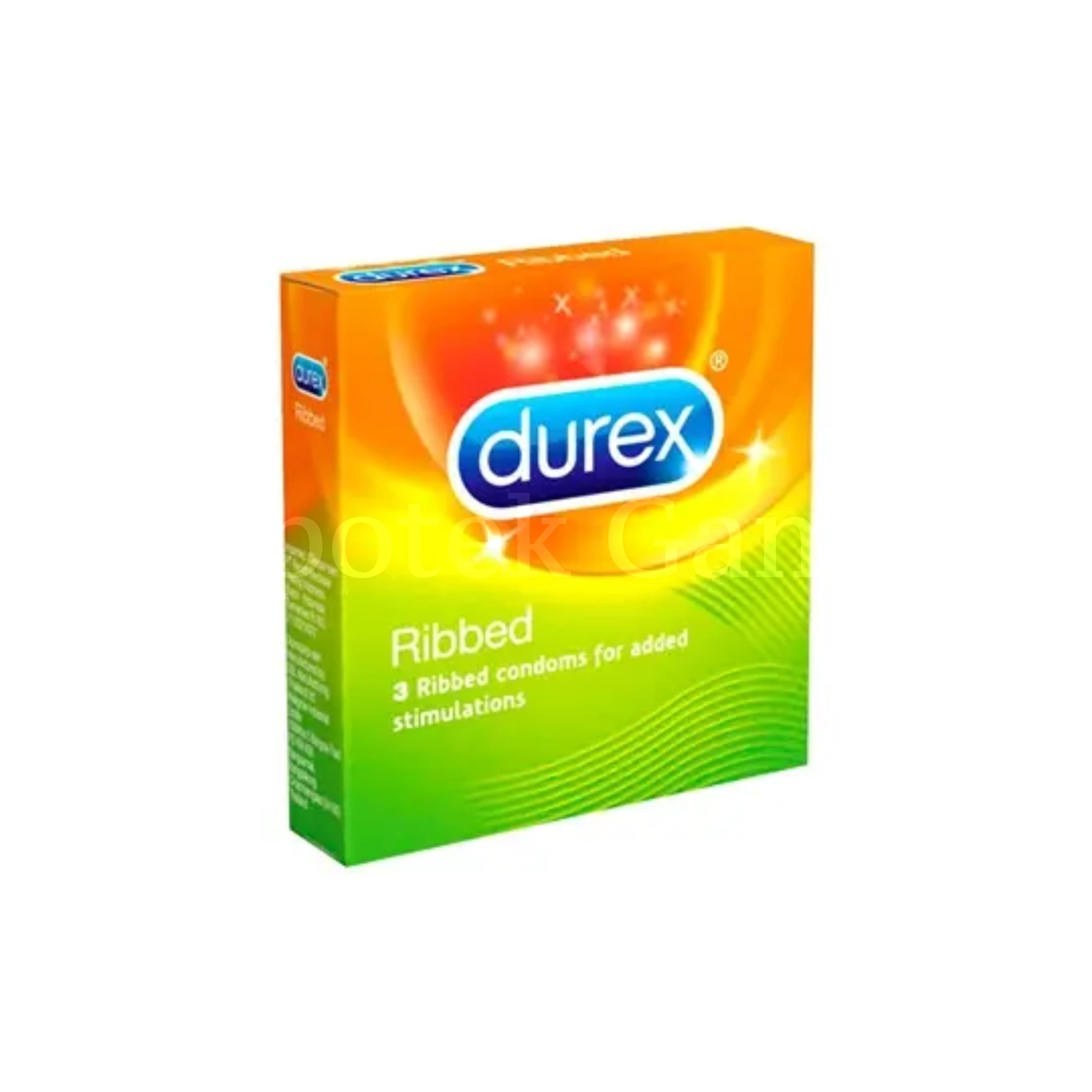 DUREX RIBBED/3 2