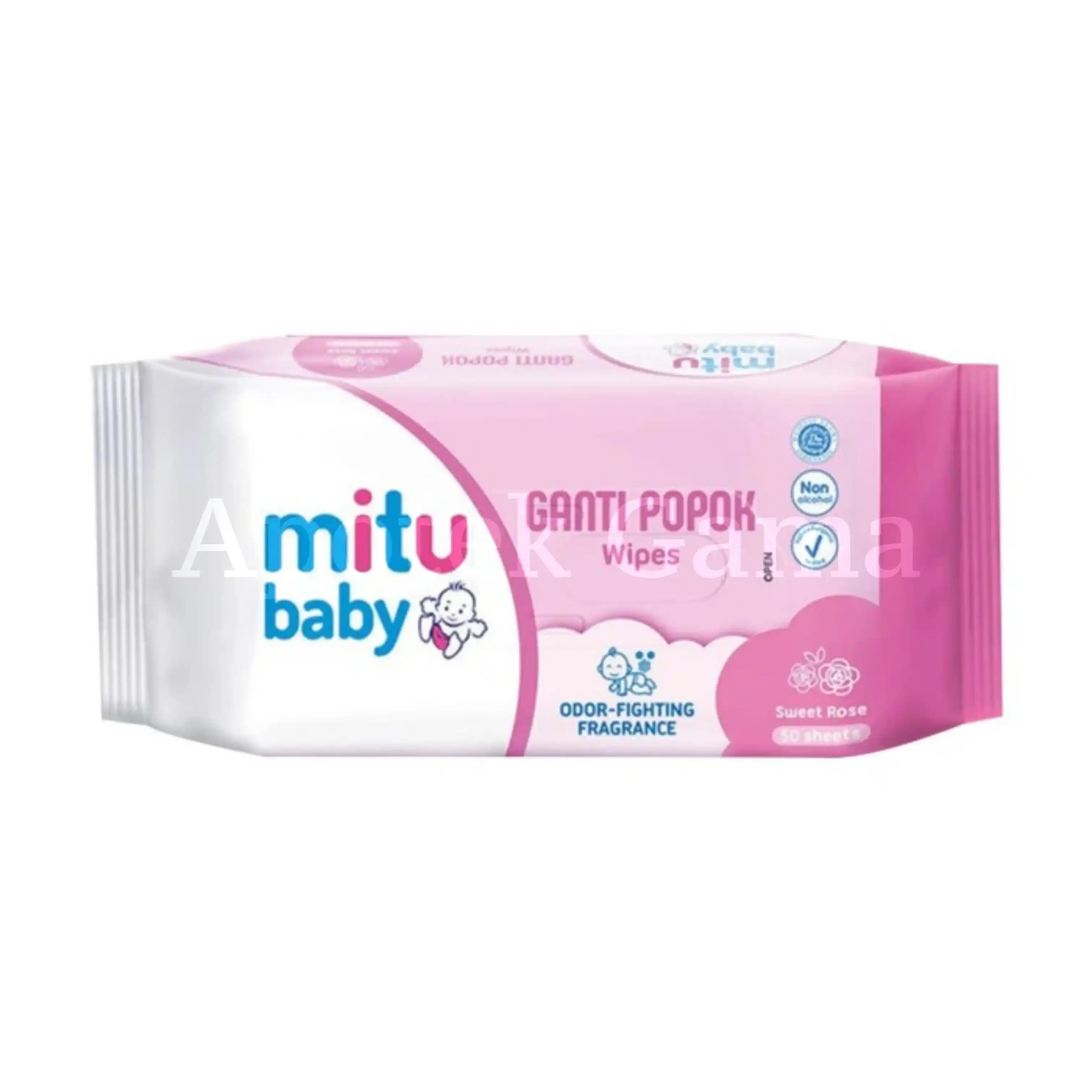 MITU BABY WIPES GPP PINK ROSE 50'S 2