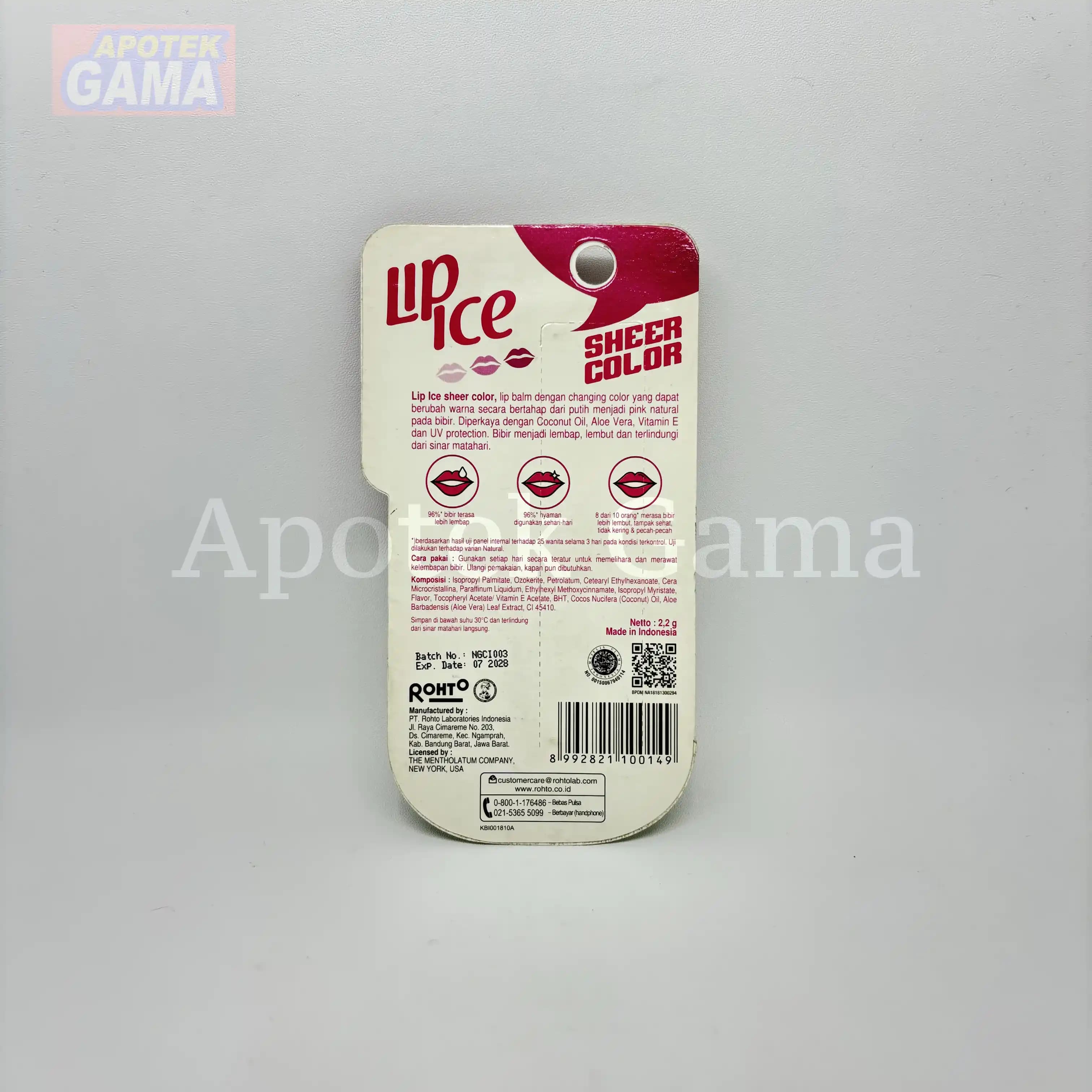 ACNES LIP ICE SHEER COLOR APPLE 9