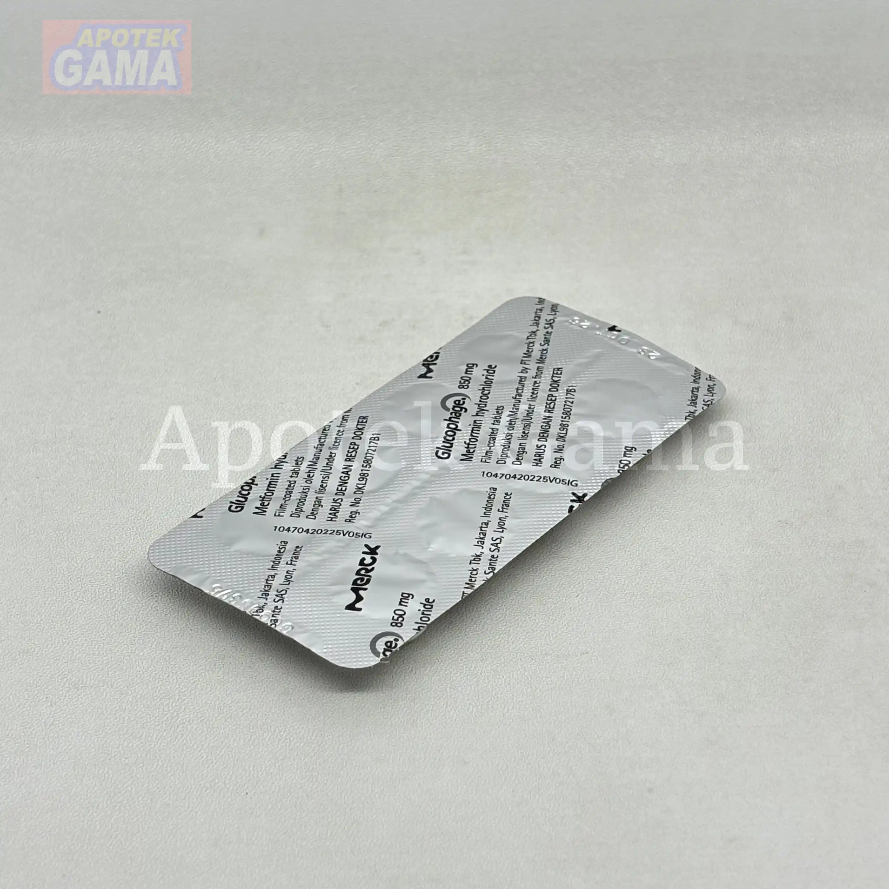 GLUCOPHAGE 850/120 TAB 3