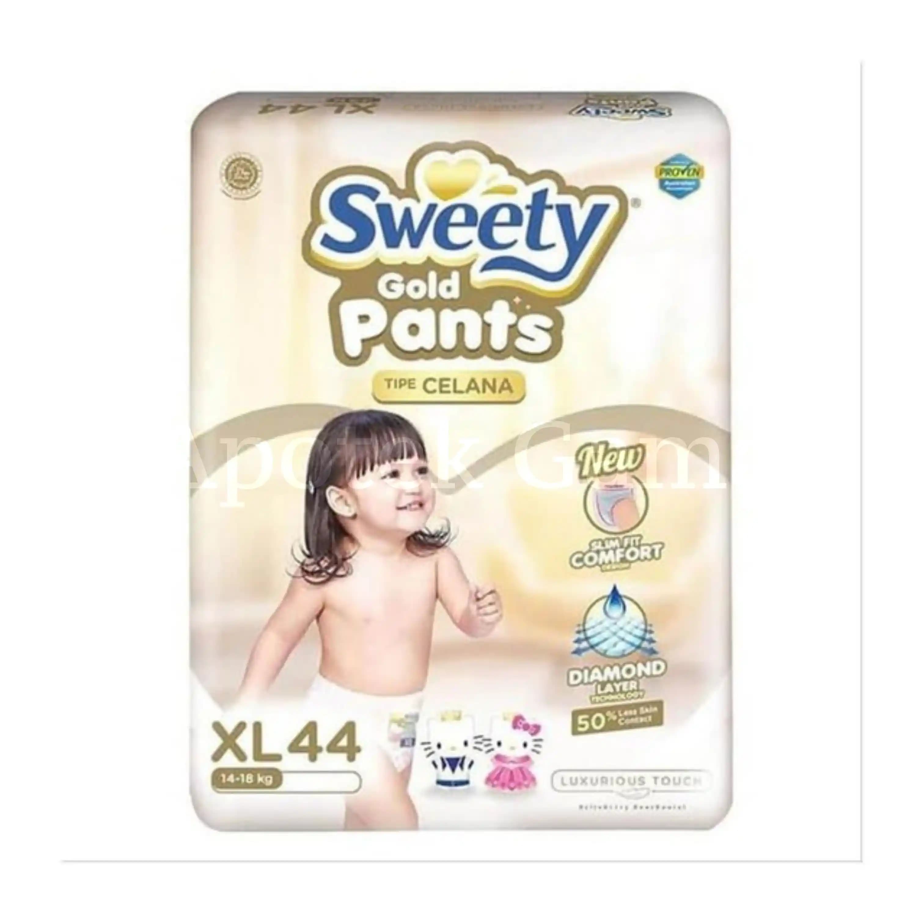 SWEETY GOLD PANTS XL44