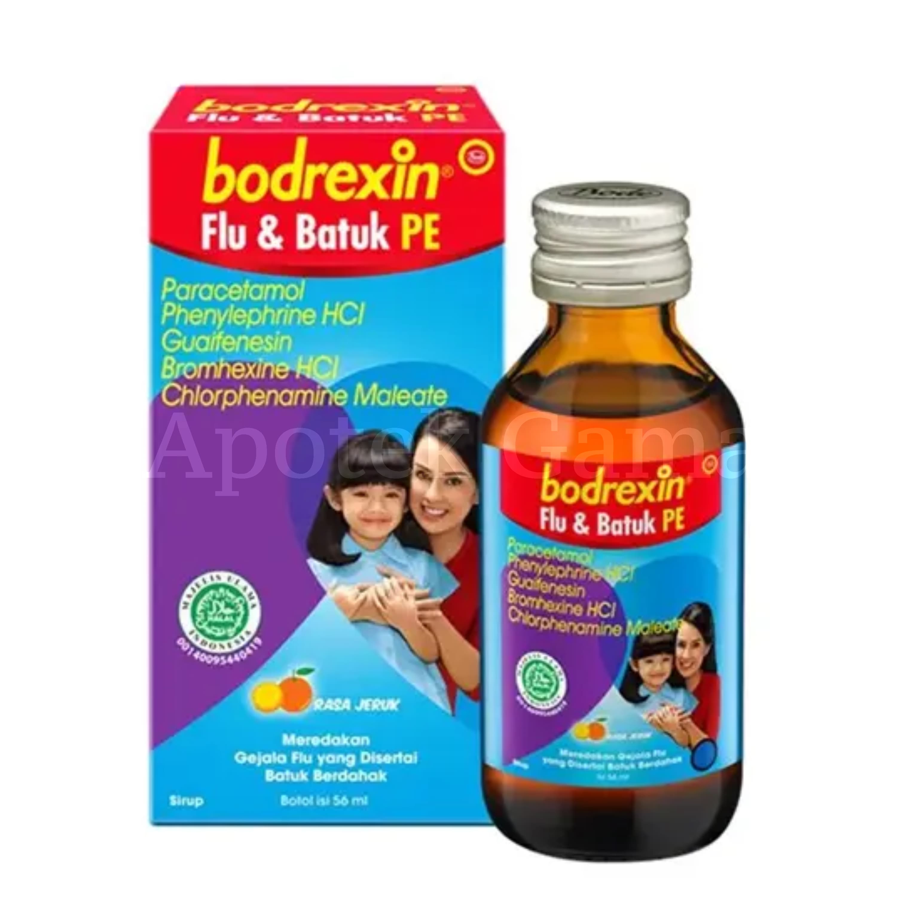 BODREXIN FLU & PILEK PE SYR 56 ML