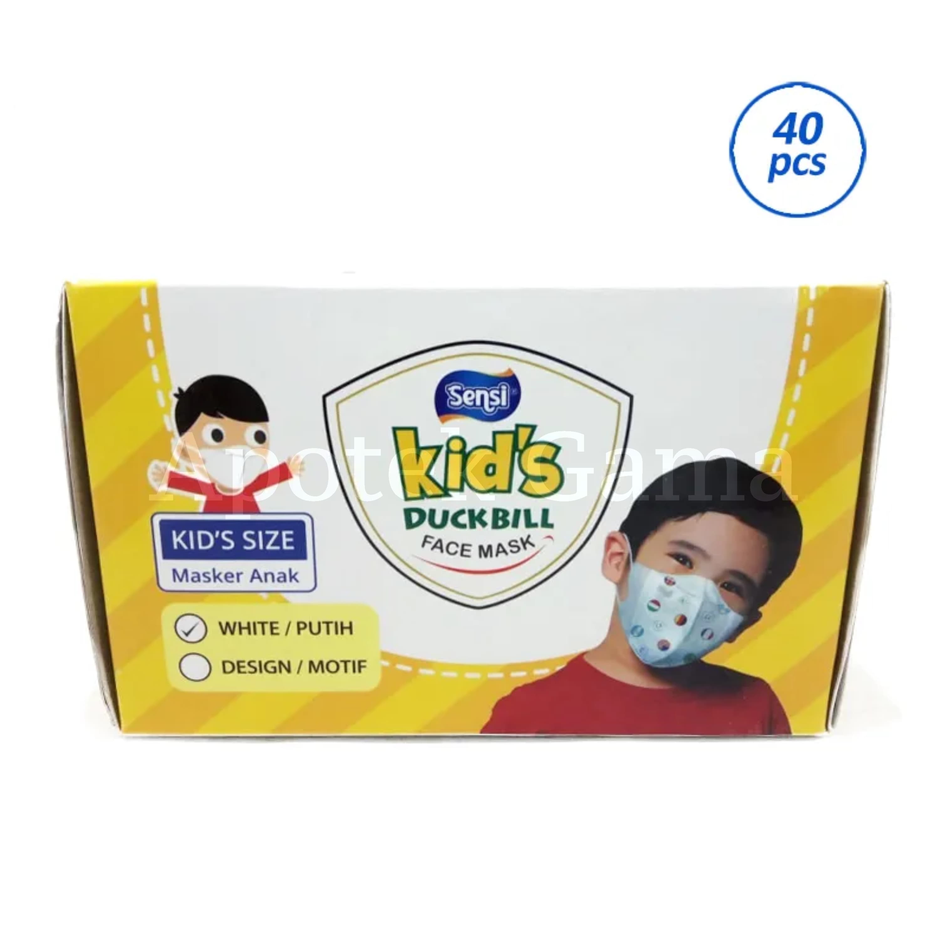SENSI KIDS MASK DUCKBILL EARLOOP 40S 2