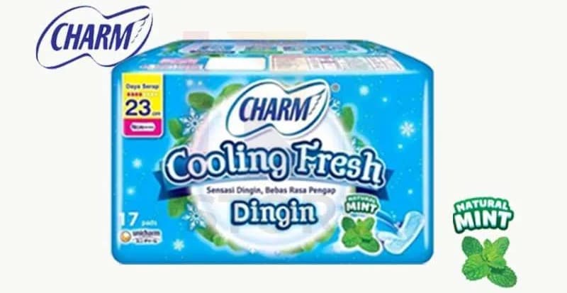 CHARM SOFTEX COOLING FRESH 23CM ISI 17 2